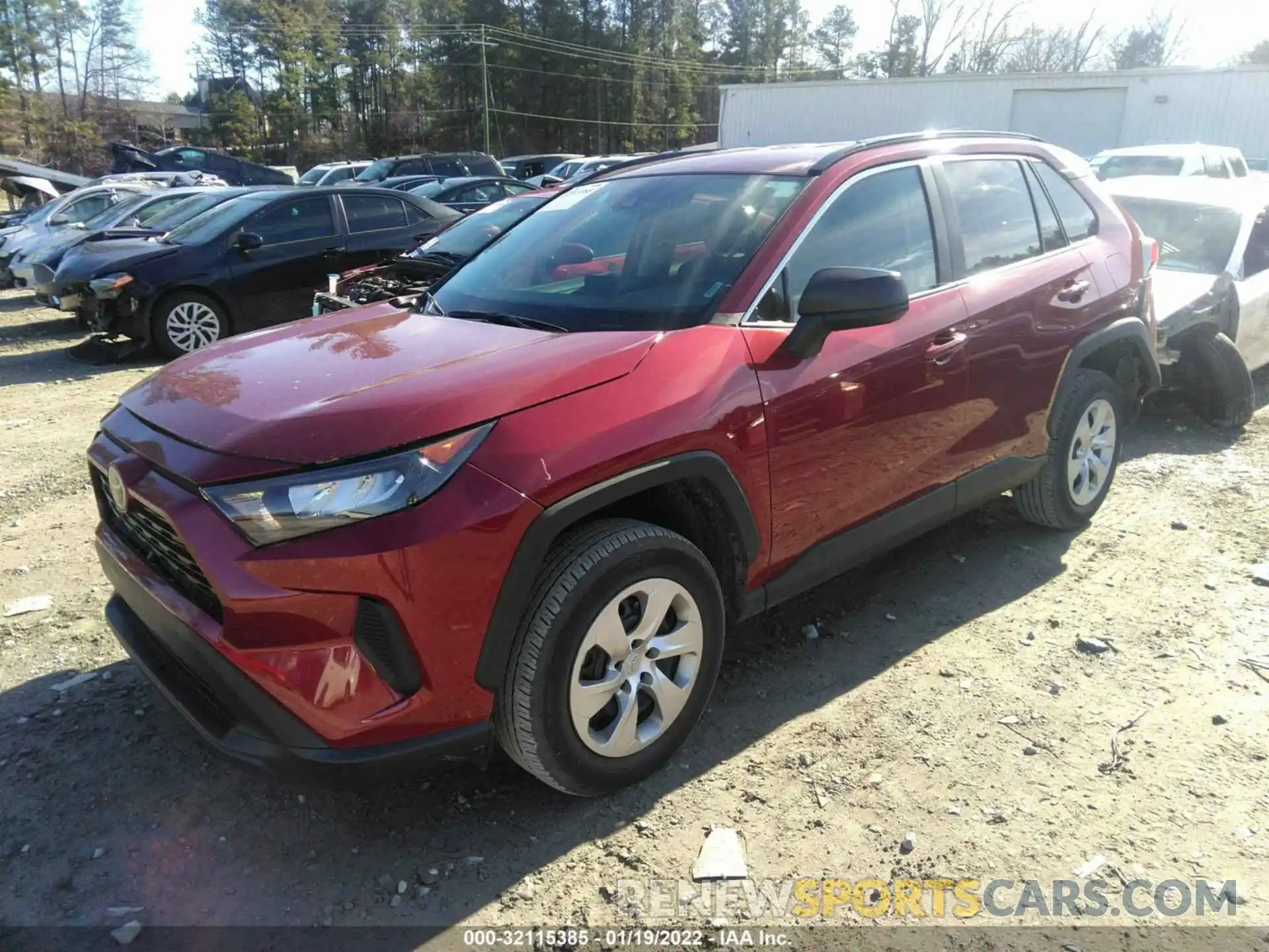 2 Фотография поврежденного автомобиля 2T3F1RFV7MW181470 TOYOTA RAV4 2021