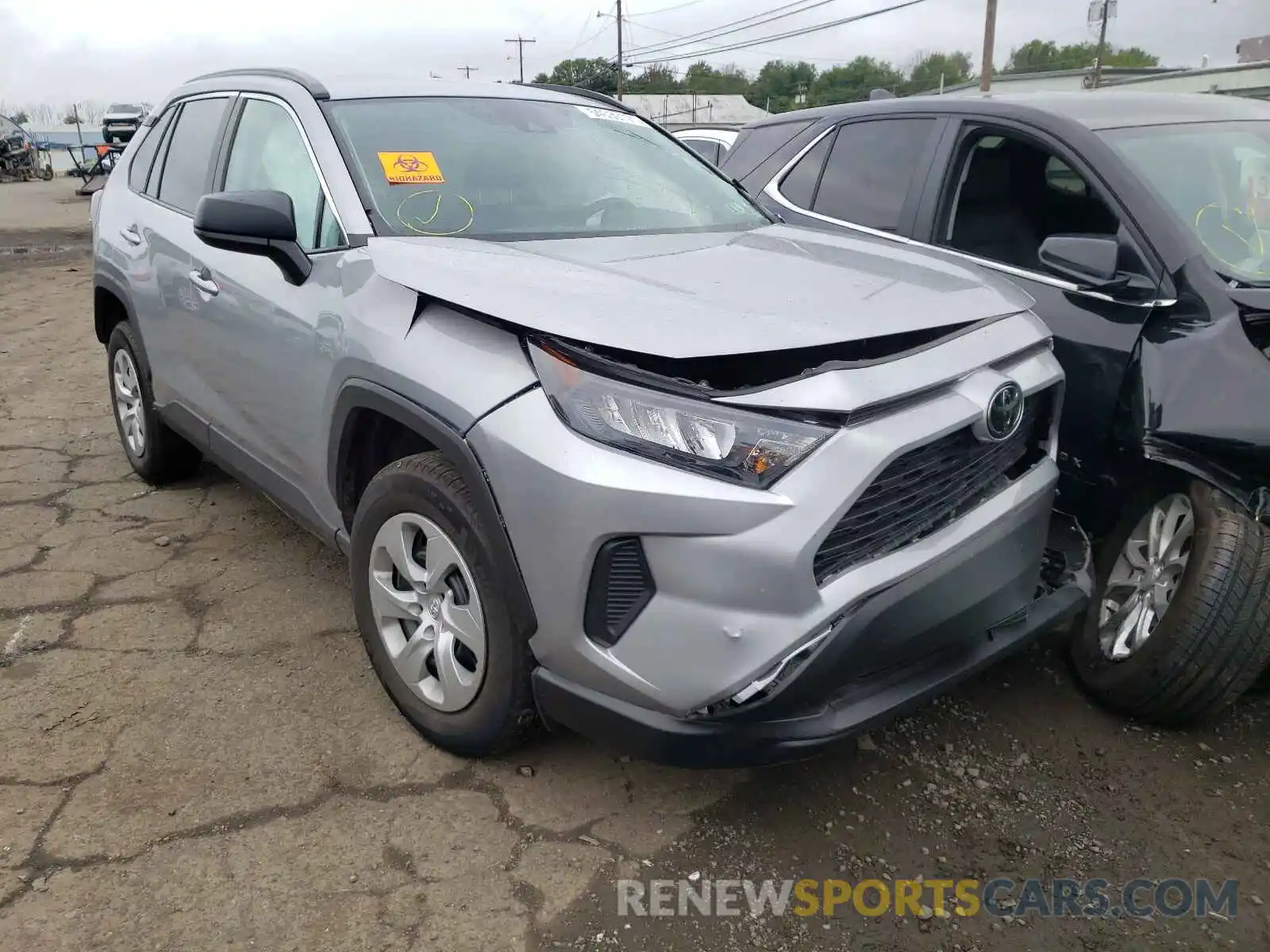 1 Photograph of a damaged car 2T3F1RFV7MW181601 TOYOTA RAV4 2021