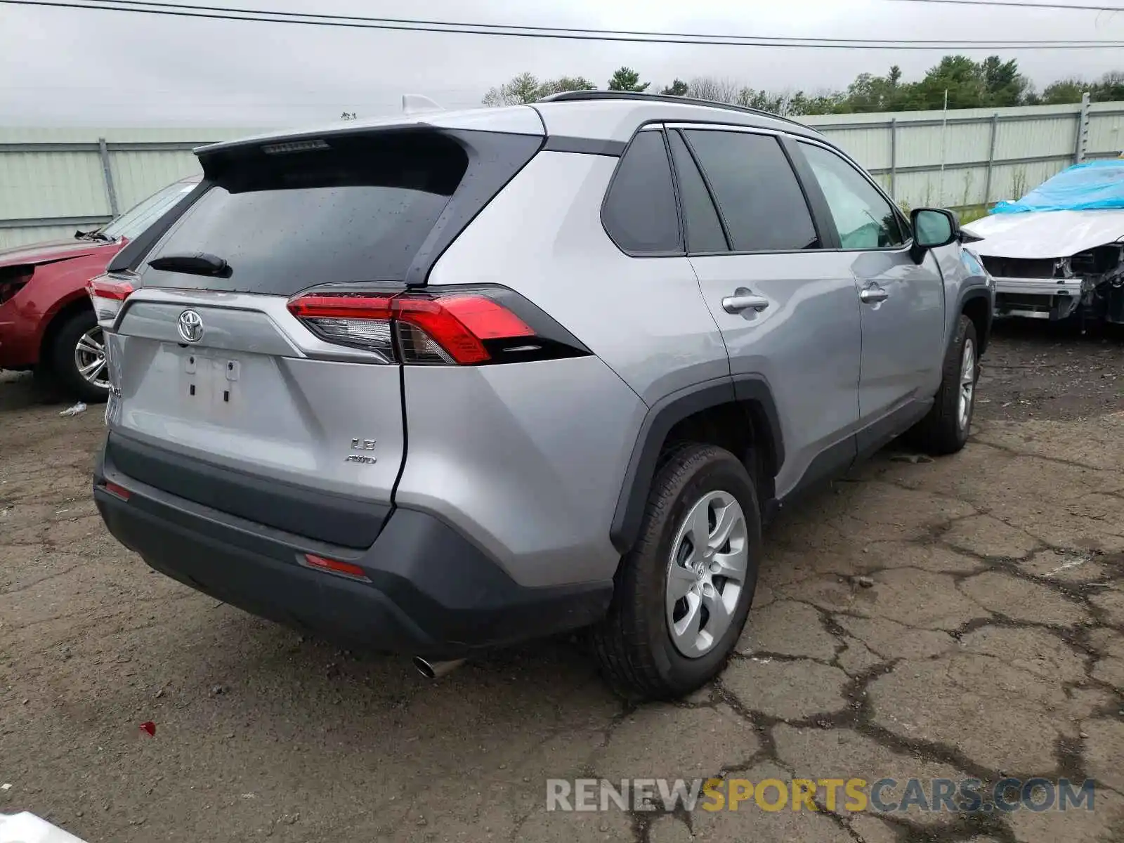 4 Photograph of a damaged car 2T3F1RFV7MW181601 TOYOTA RAV4 2021