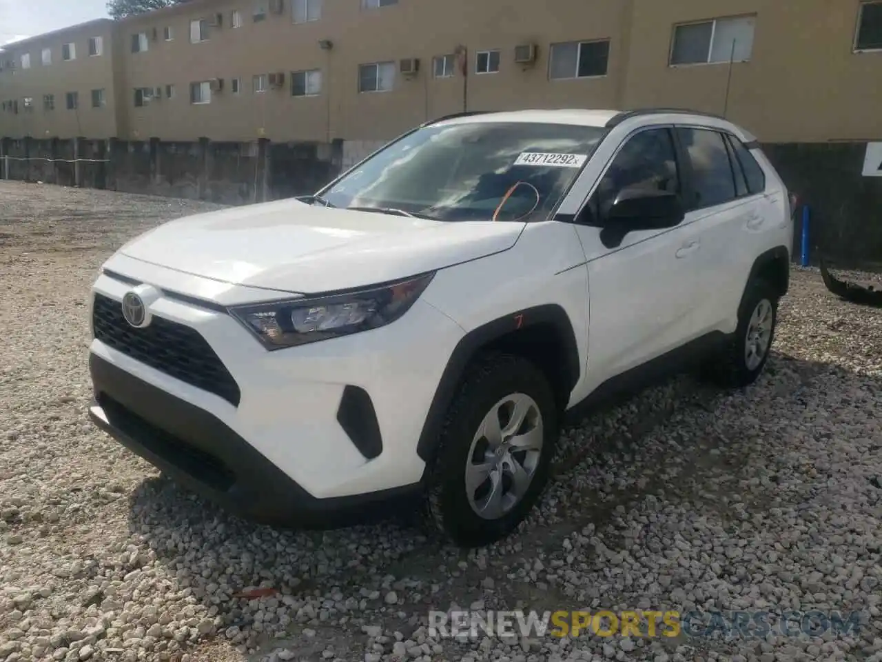 2 Photograph of a damaged car 2T3F1RFV7MW184272 TOYOTA RAV4 2021