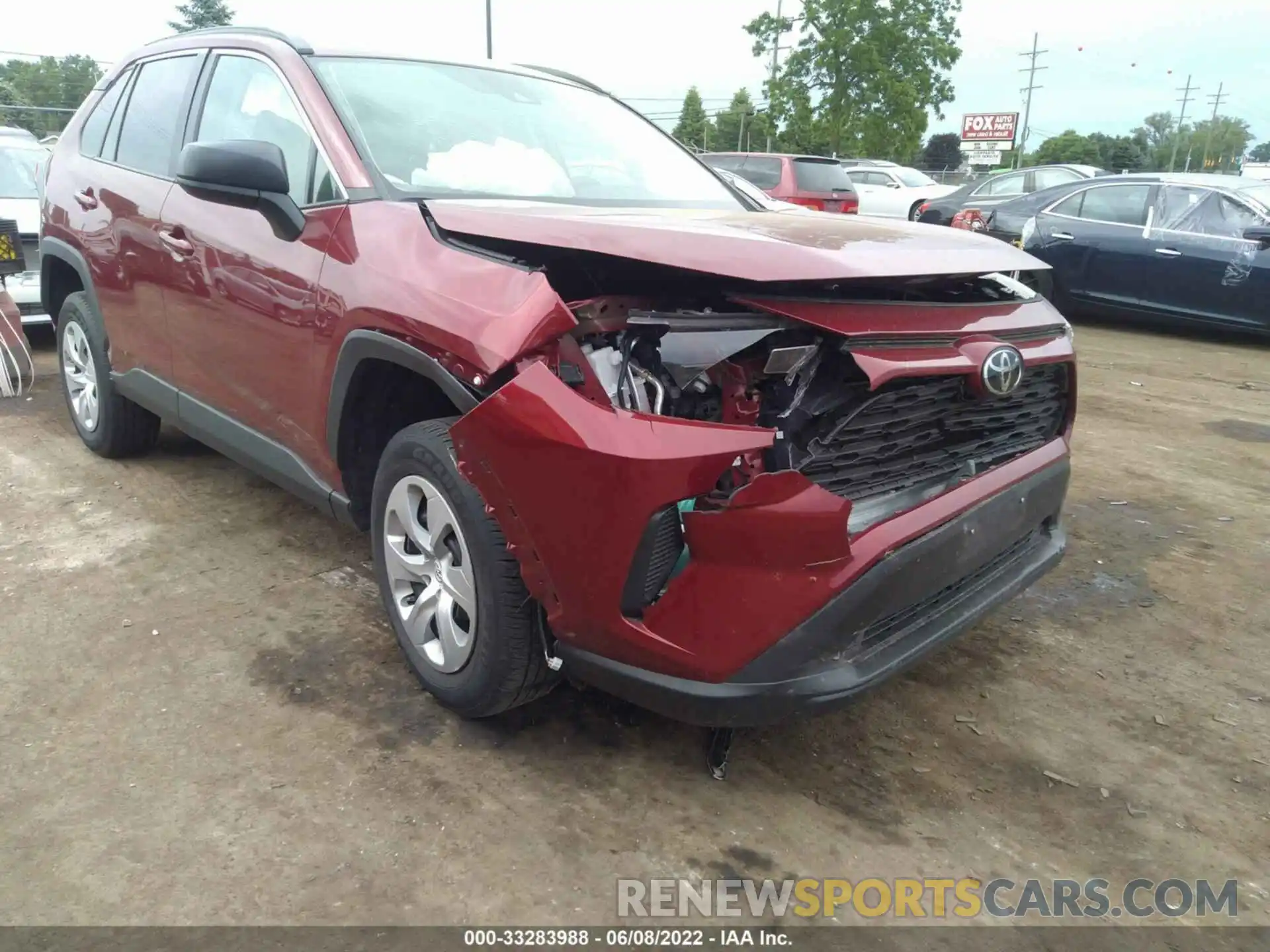 1 Photograph of a damaged car 2T3F1RFV7MW184661 TOYOTA RAV4 2021