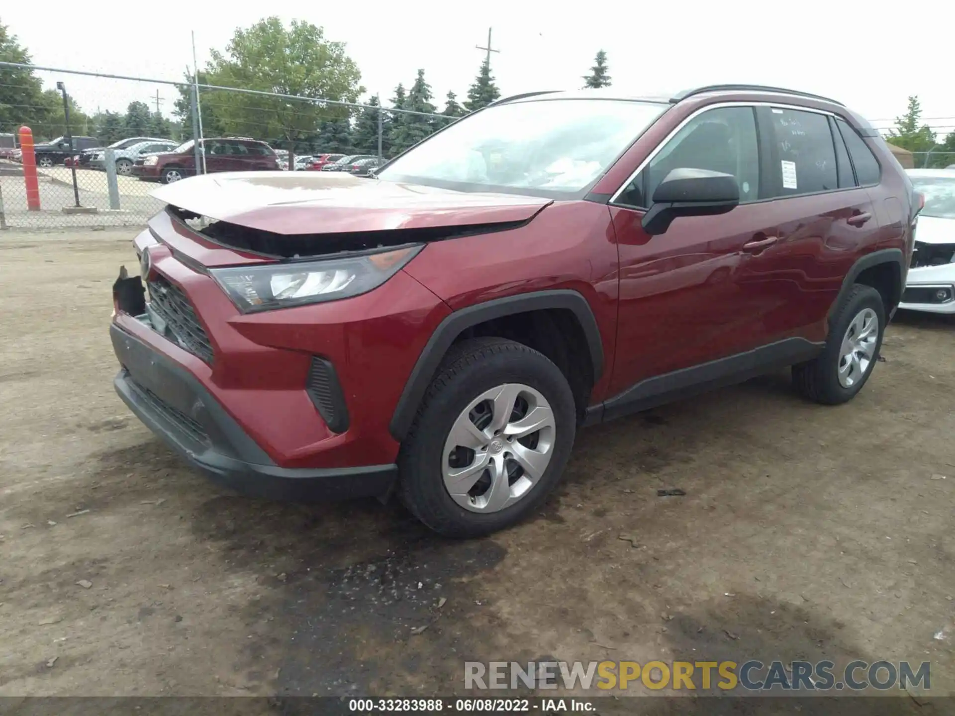 2 Photograph of a damaged car 2T3F1RFV7MW184661 TOYOTA RAV4 2021