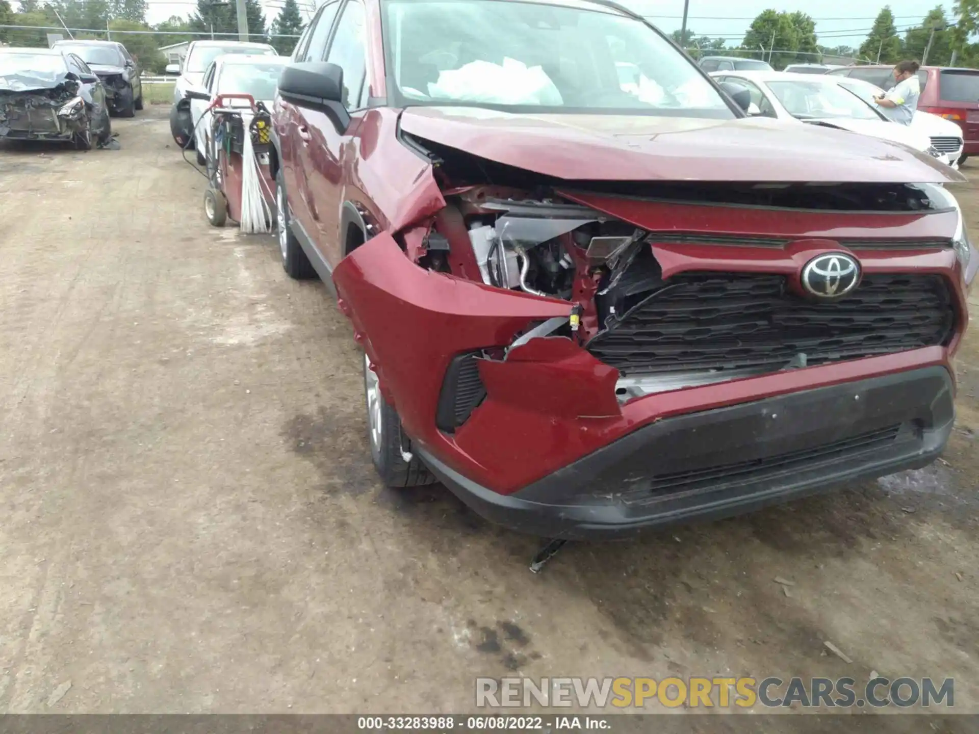 6 Photograph of a damaged car 2T3F1RFV7MW184661 TOYOTA RAV4 2021