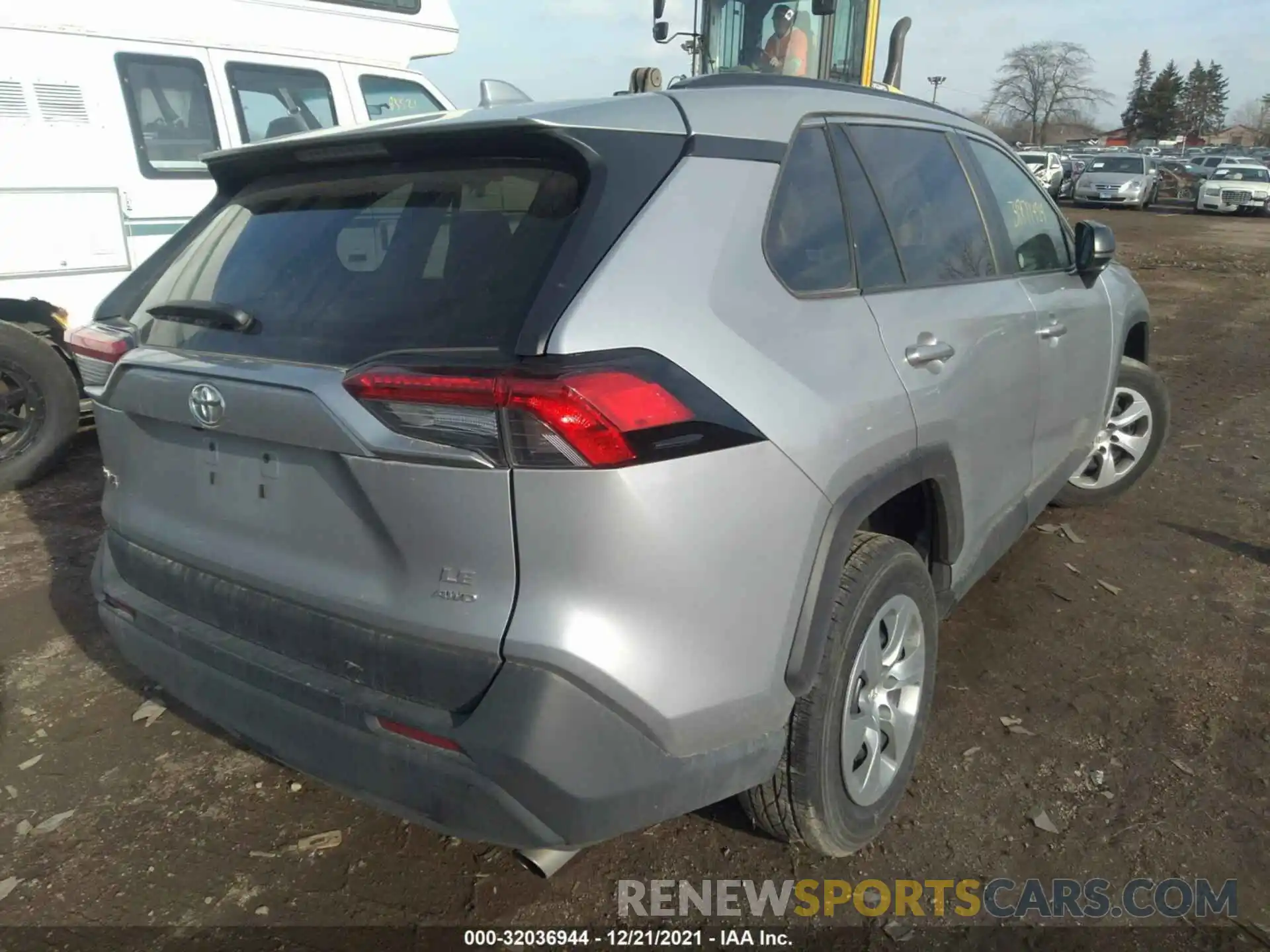 4 Фотография поврежденного автомобиля 2T3F1RFV7MW186393 TOYOTA RAV4 2021