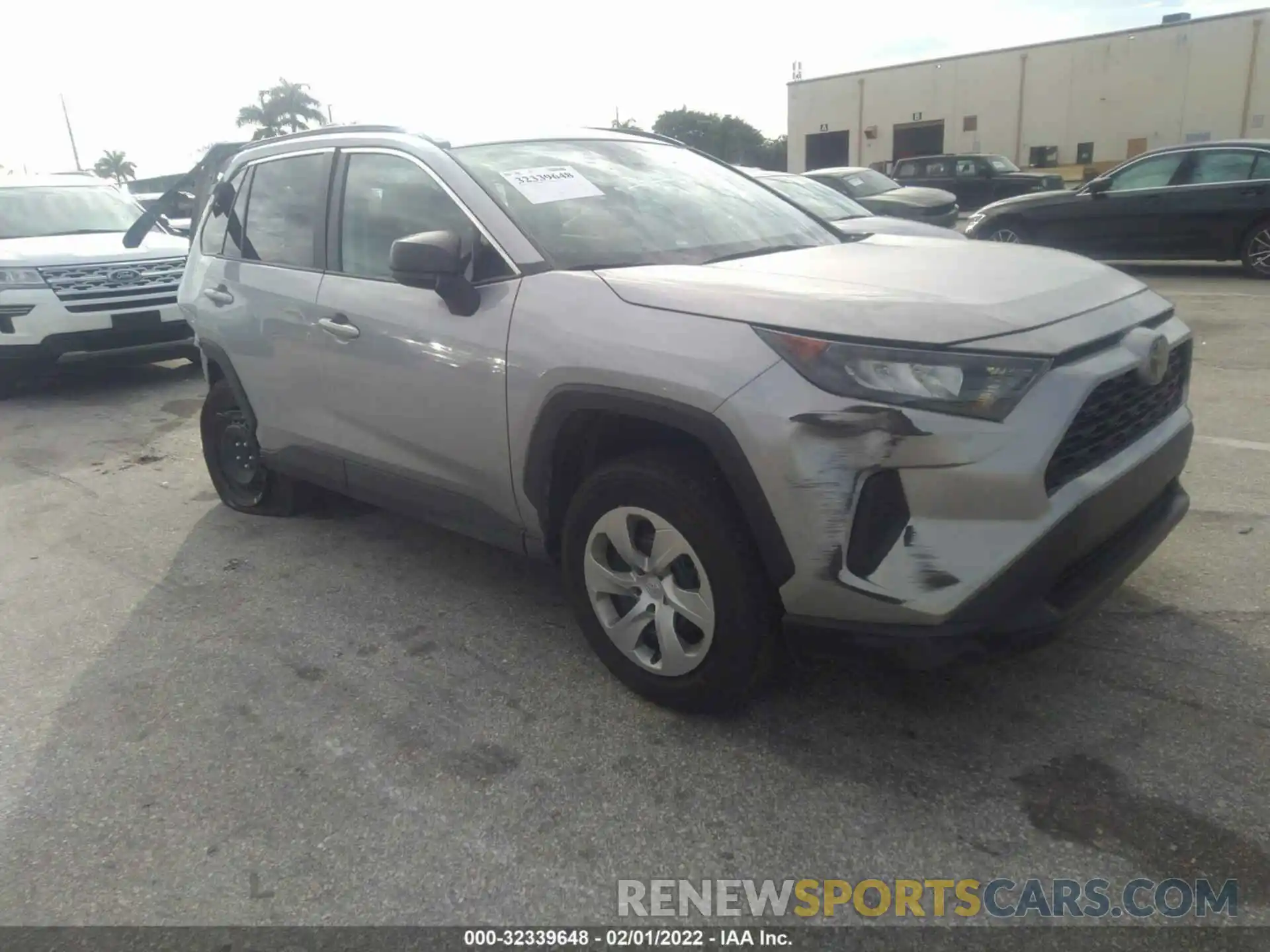 1 Photograph of a damaged car 2T3F1RFV7MW191920 TOYOTA RAV4 2021