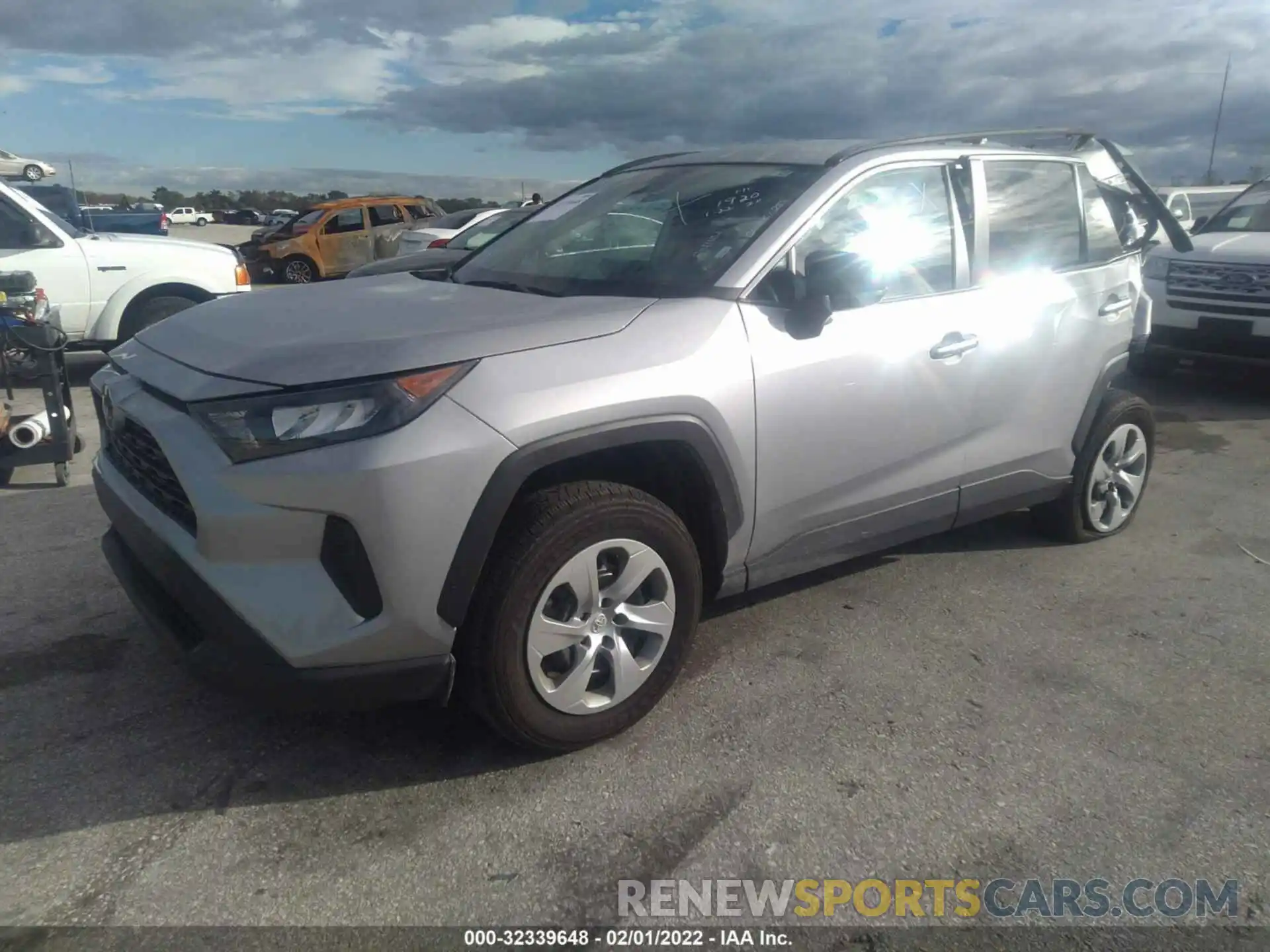 2 Photograph of a damaged car 2T3F1RFV7MW191920 TOYOTA RAV4 2021