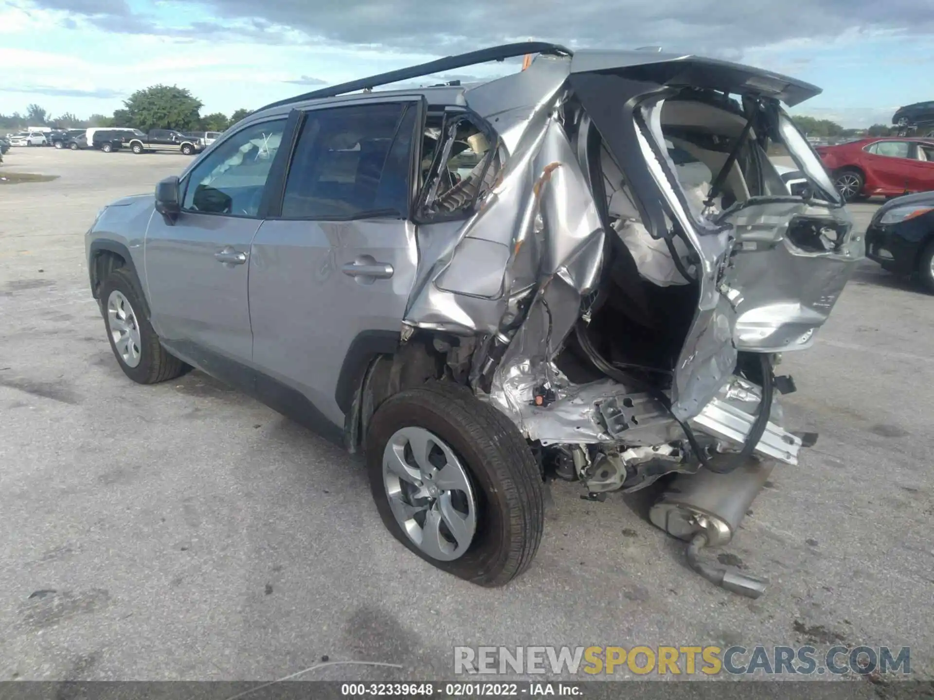 3 Photograph of a damaged car 2T3F1RFV7MW191920 TOYOTA RAV4 2021