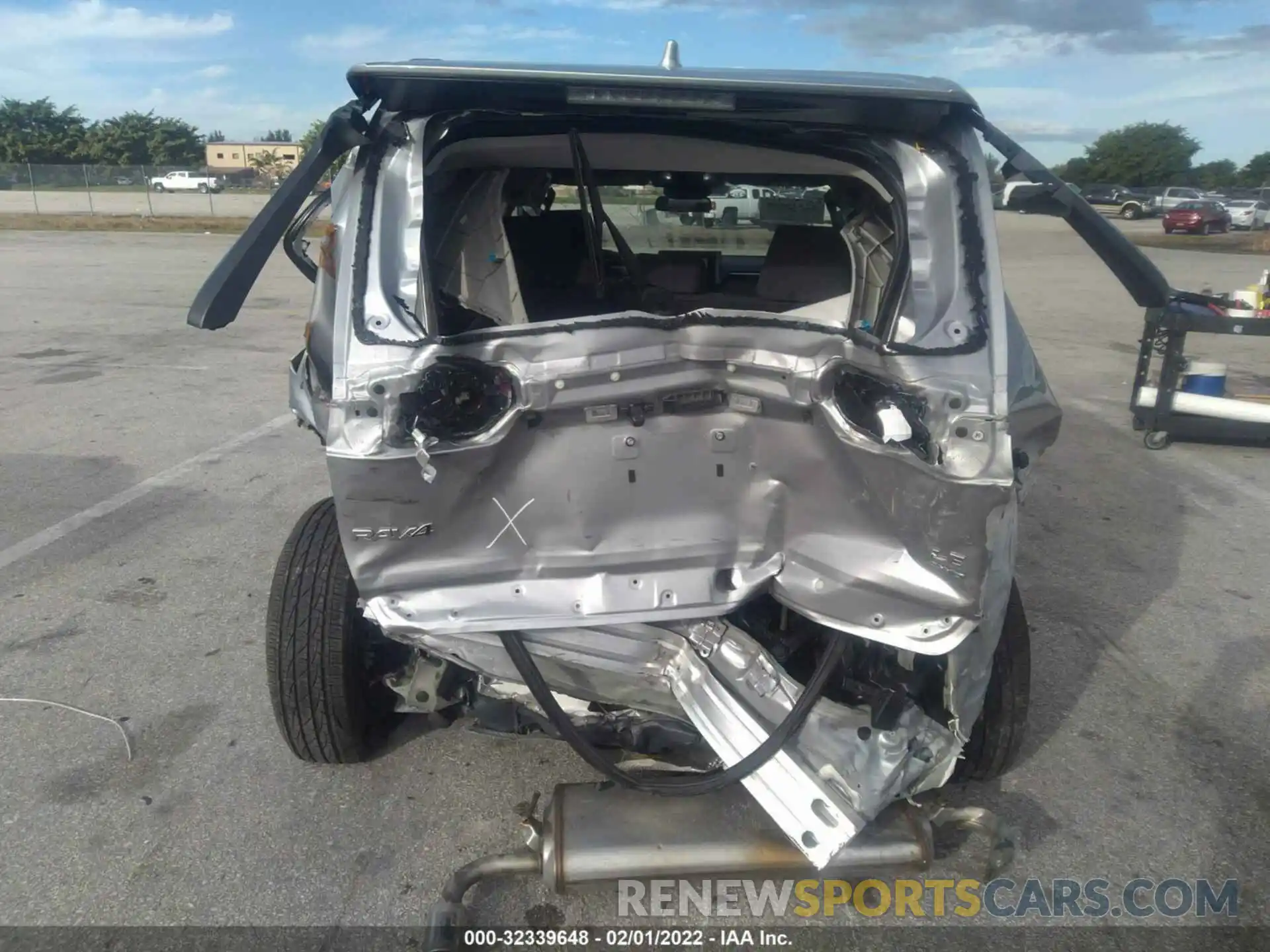 6 Photograph of a damaged car 2T3F1RFV7MW191920 TOYOTA RAV4 2021