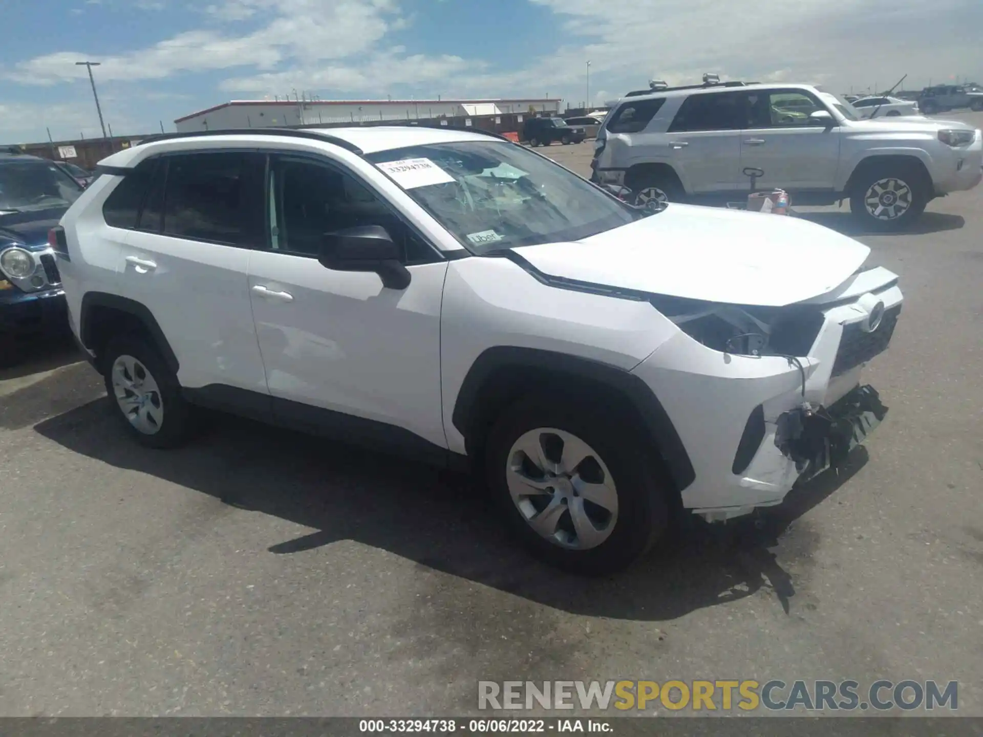 1 Photograph of a damaged car 2T3F1RFV7MW193165 TOYOTA RAV4 2021