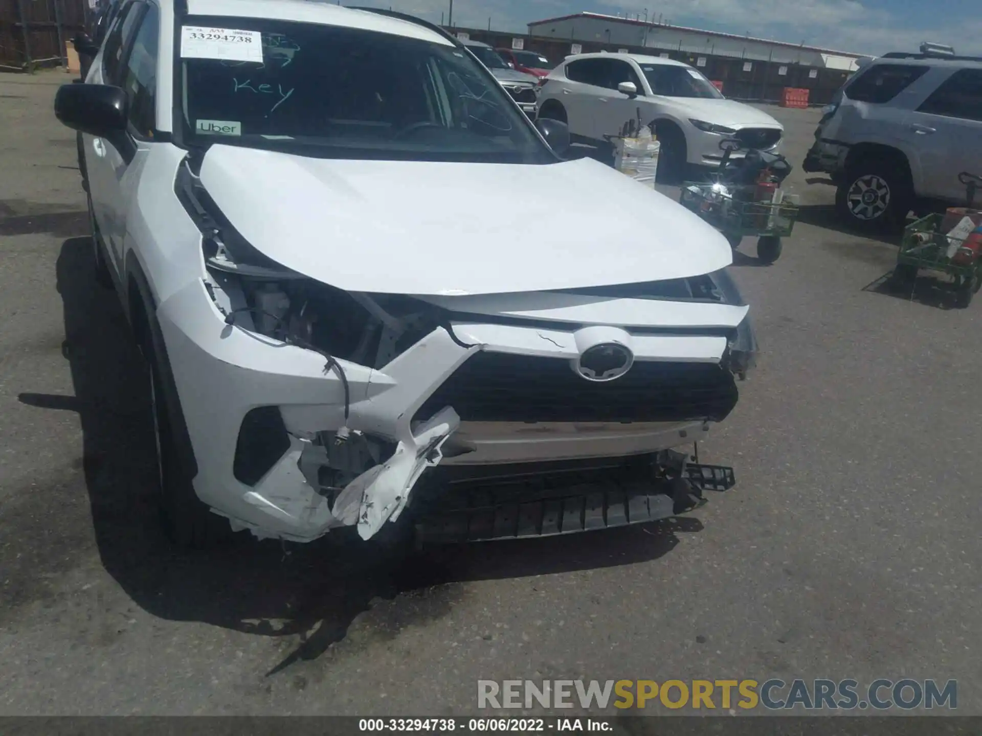 6 Photograph of a damaged car 2T3F1RFV7MW193165 TOYOTA RAV4 2021