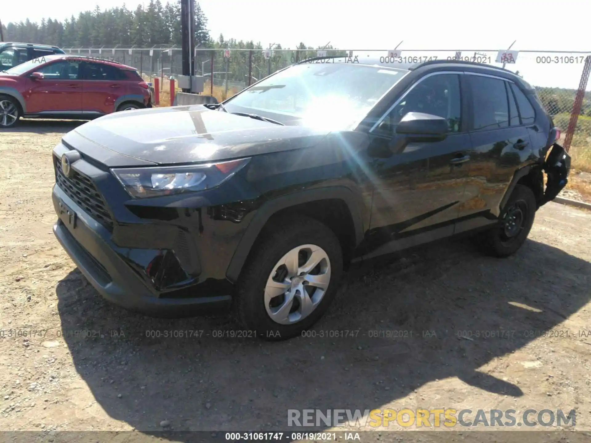 2 Photograph of a damaged car 2T3F1RFV7MW193733 TOYOTA RAV4 2021