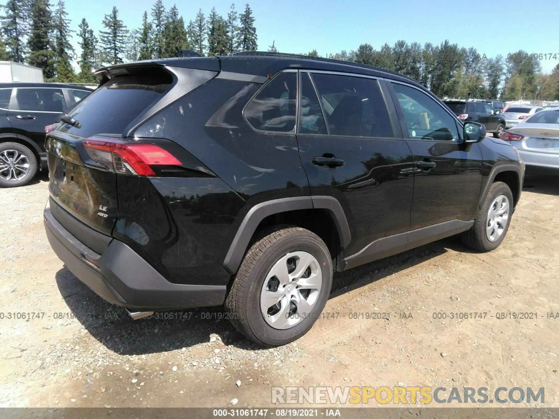 4 Photograph of a damaged car 2T3F1RFV7MW193733 TOYOTA RAV4 2021