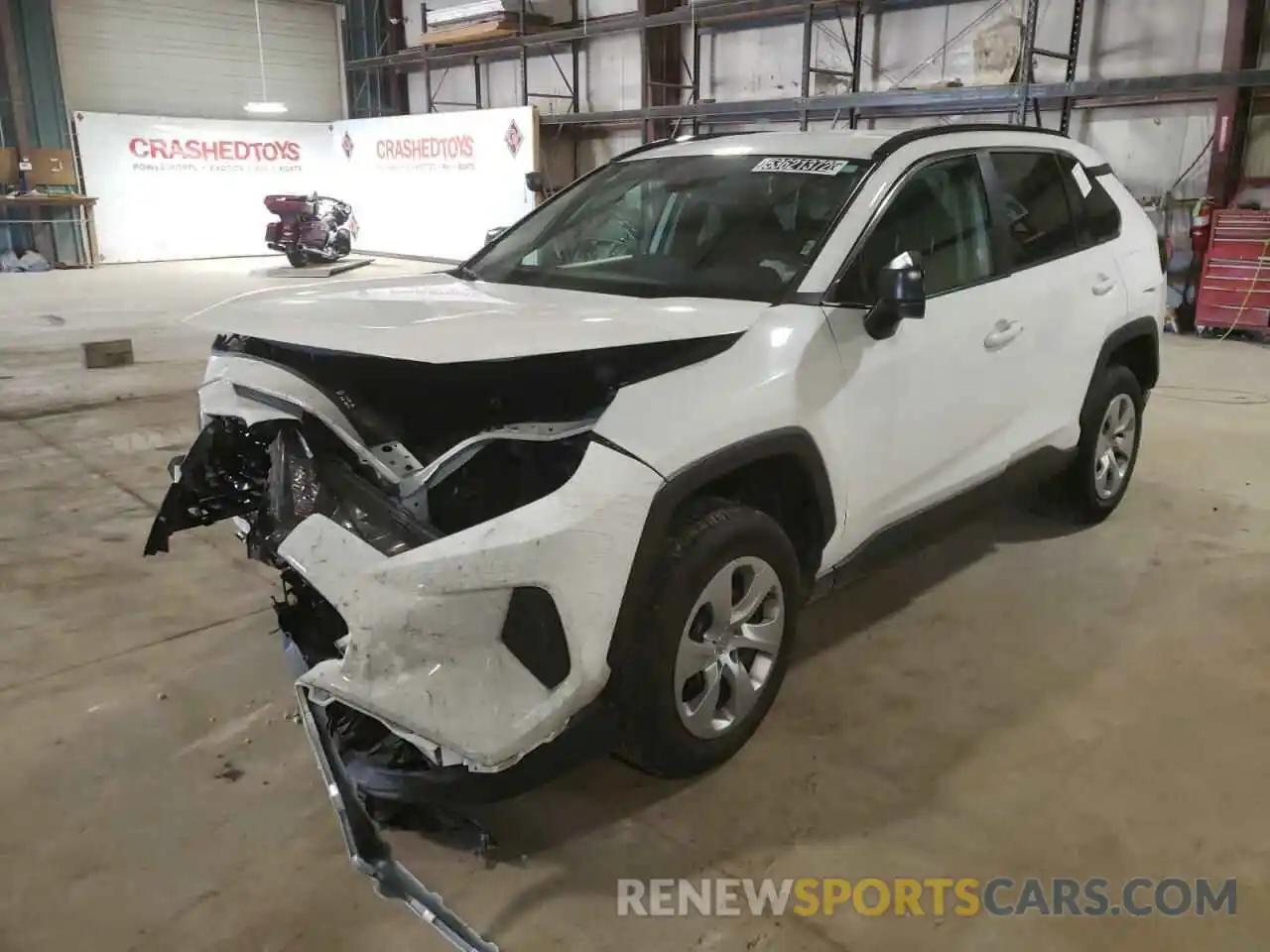 2 Photograph of a damaged car 2T3F1RFV7MW194378 TOYOTA RAV4 2021