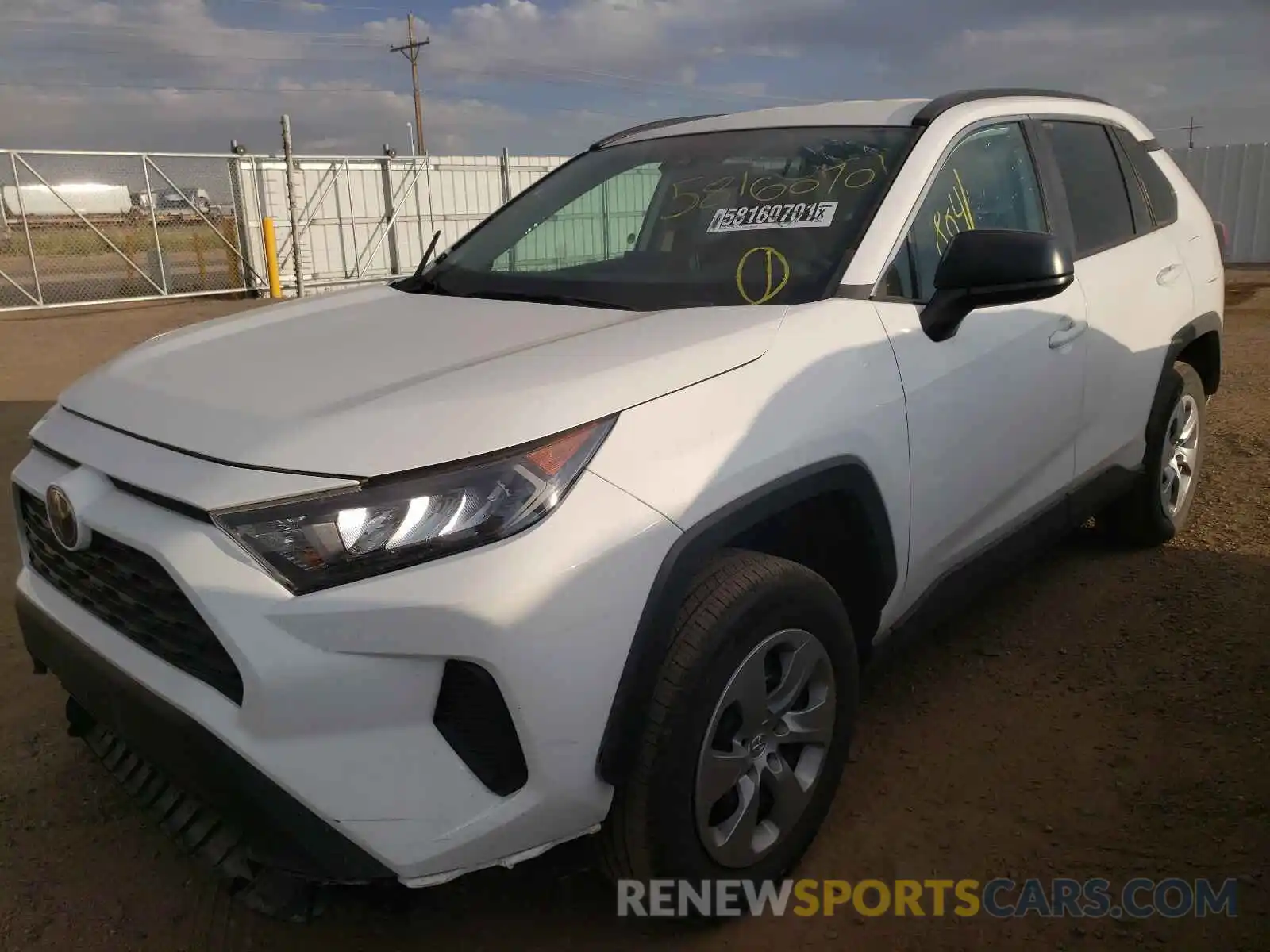 2 Photograph of a damaged car 2T3F1RFV7MW194638 TOYOTA RAV4 2021