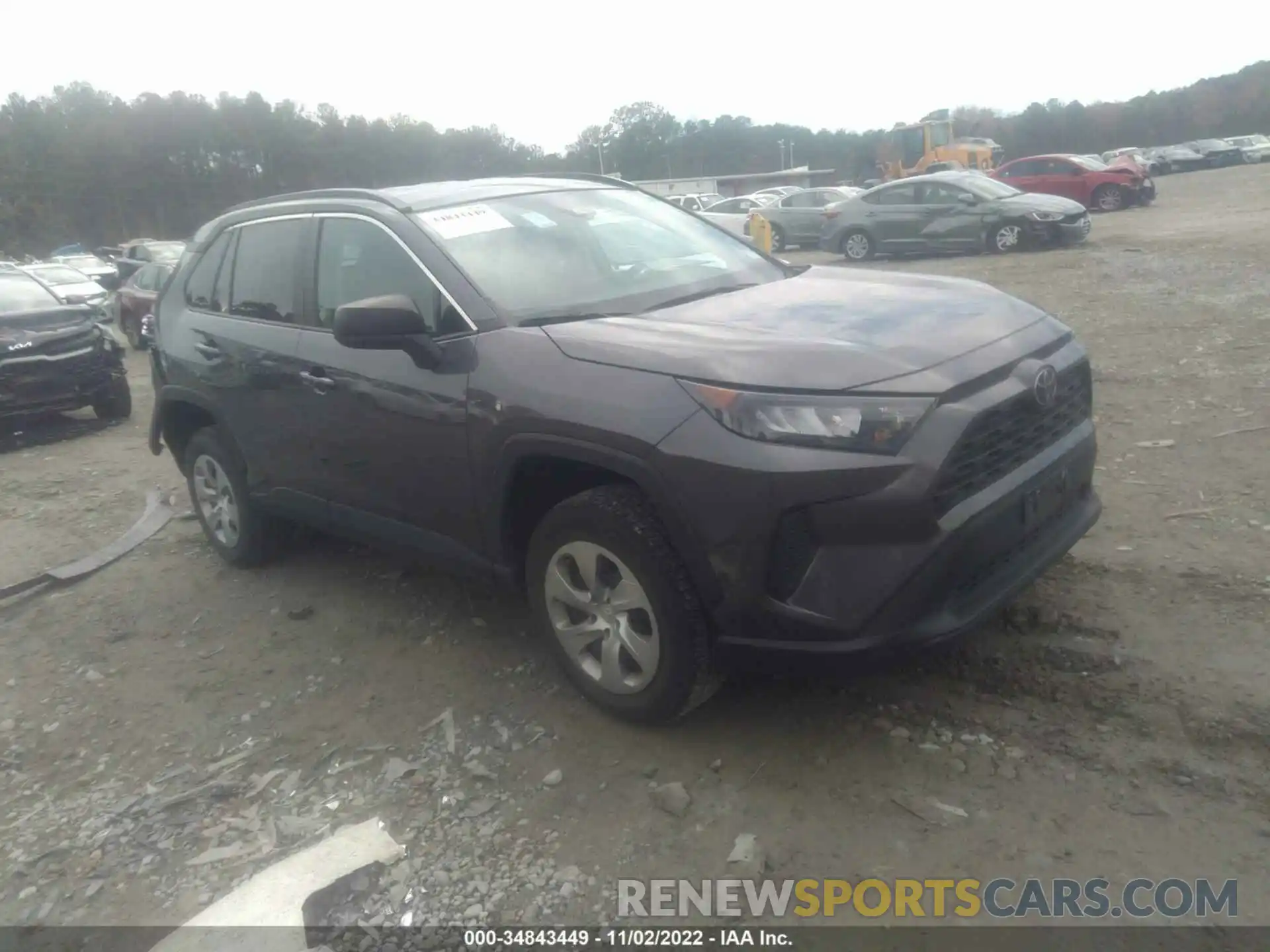 1 Photograph of a damaged car 2T3F1RFV7MW195921 TOYOTA RAV4 2021