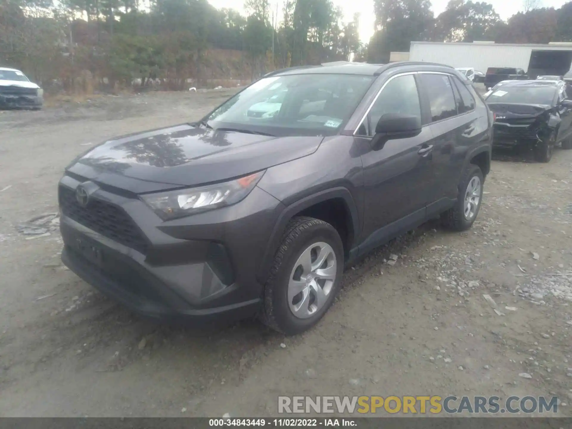 2 Photograph of a damaged car 2T3F1RFV7MW195921 TOYOTA RAV4 2021