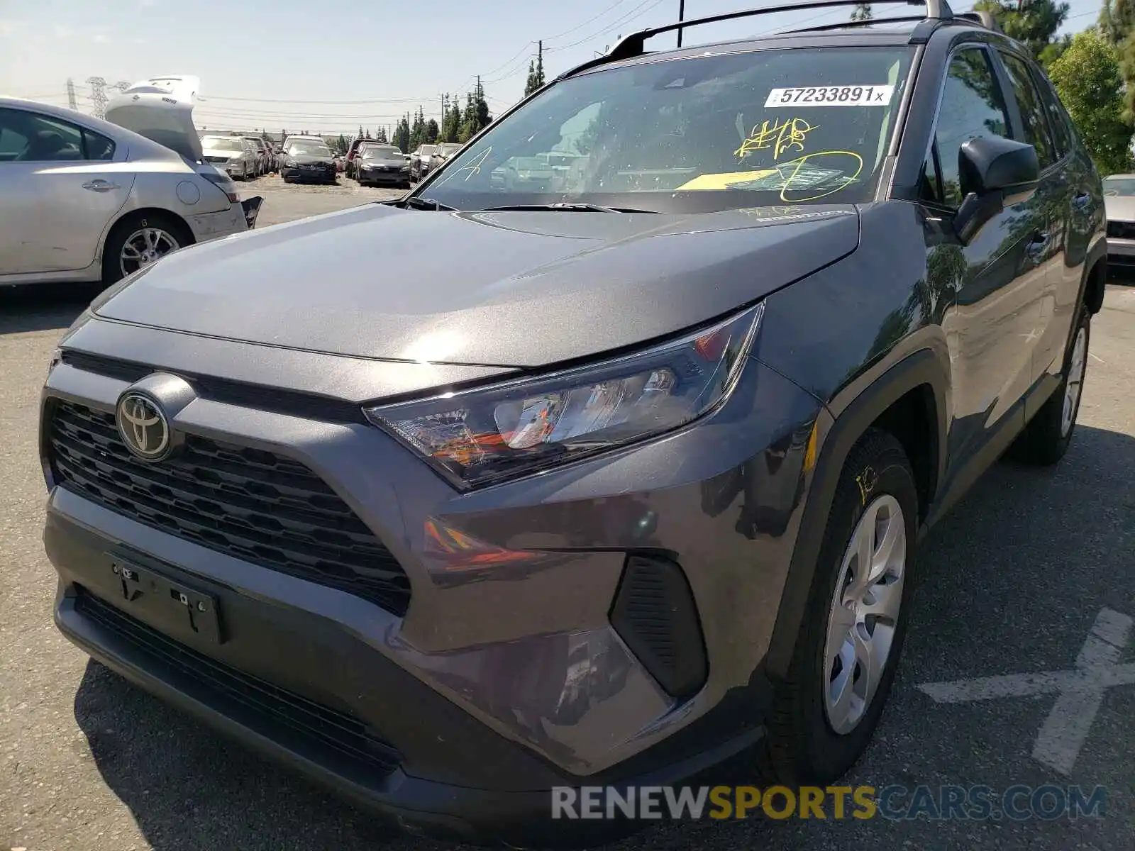 2 Photograph of a damaged car 2T3F1RFV7MW198477 TOYOTA RAV4 2021