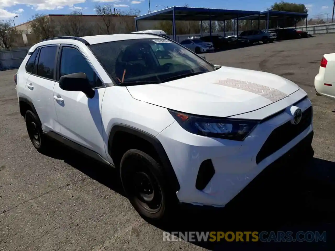 1 Photograph of a damaged car 2T3F1RFV7MW201524 TOYOTA RAV4 2021