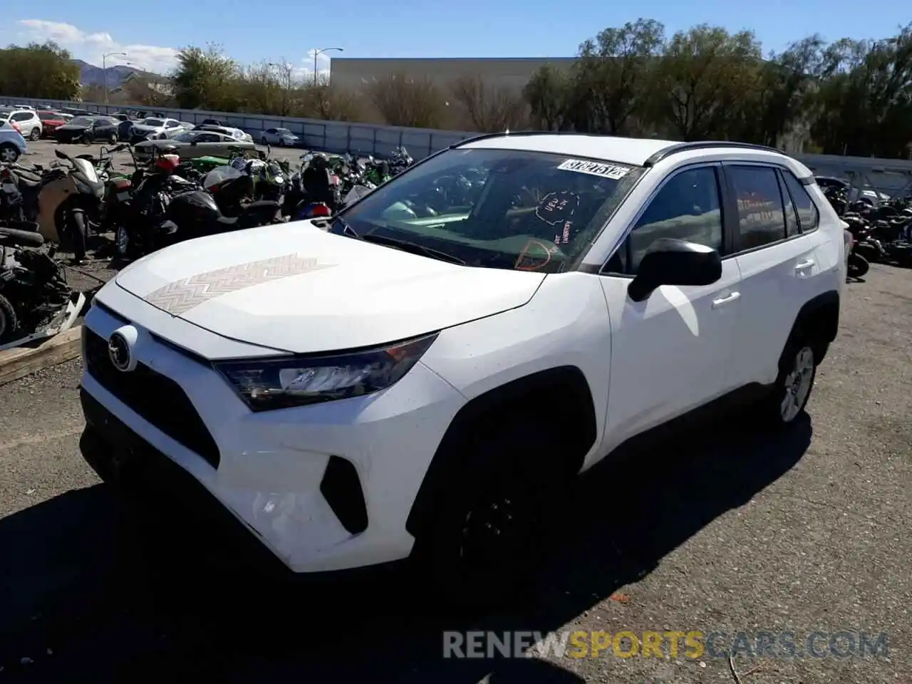 2 Photograph of a damaged car 2T3F1RFV7MW201524 TOYOTA RAV4 2021