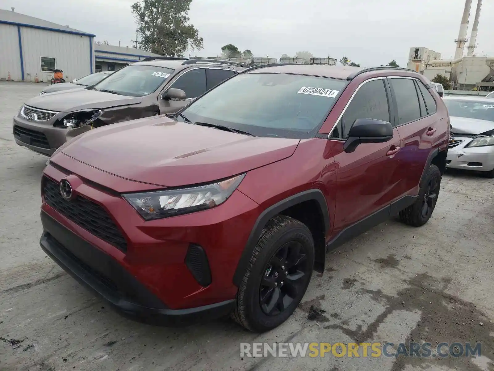 2 Photograph of a damaged car 2T3F1RFV7MW212815 TOYOTA RAV4 2021