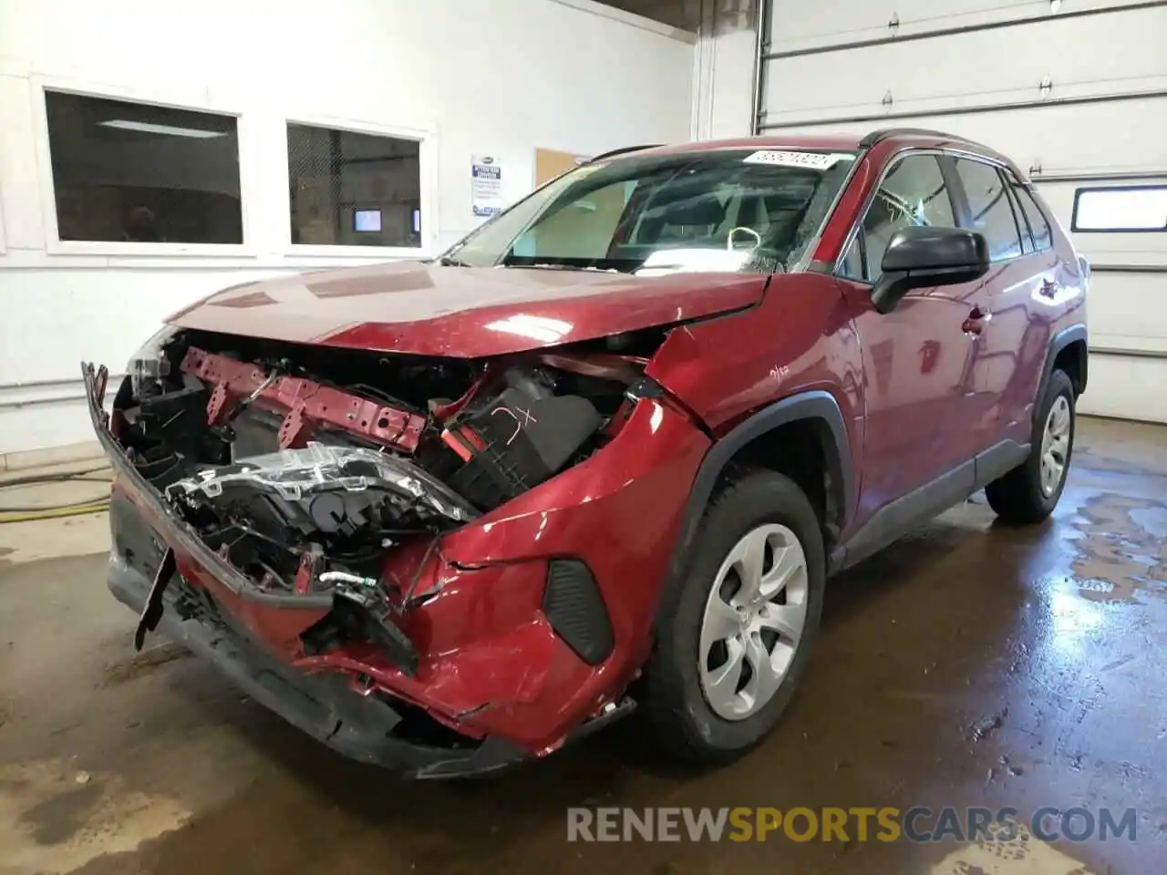 2 Photograph of a damaged car 2T3F1RFV7MW219070 TOYOTA RAV4 2021