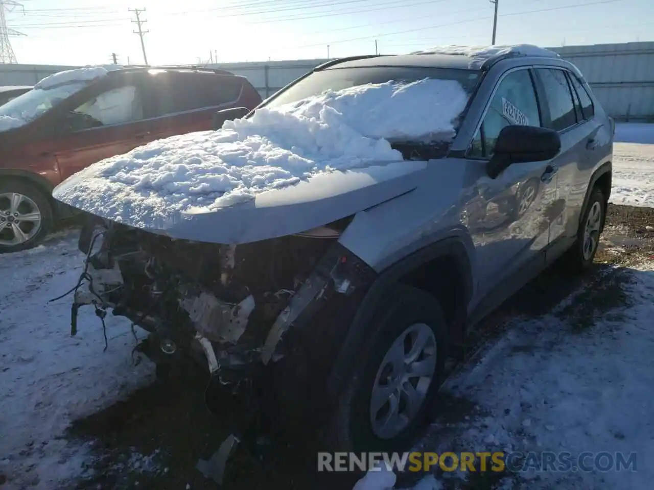 2 Photograph of a damaged car 2T3F1RFV7MW222194 TOYOTA RAV4 2021