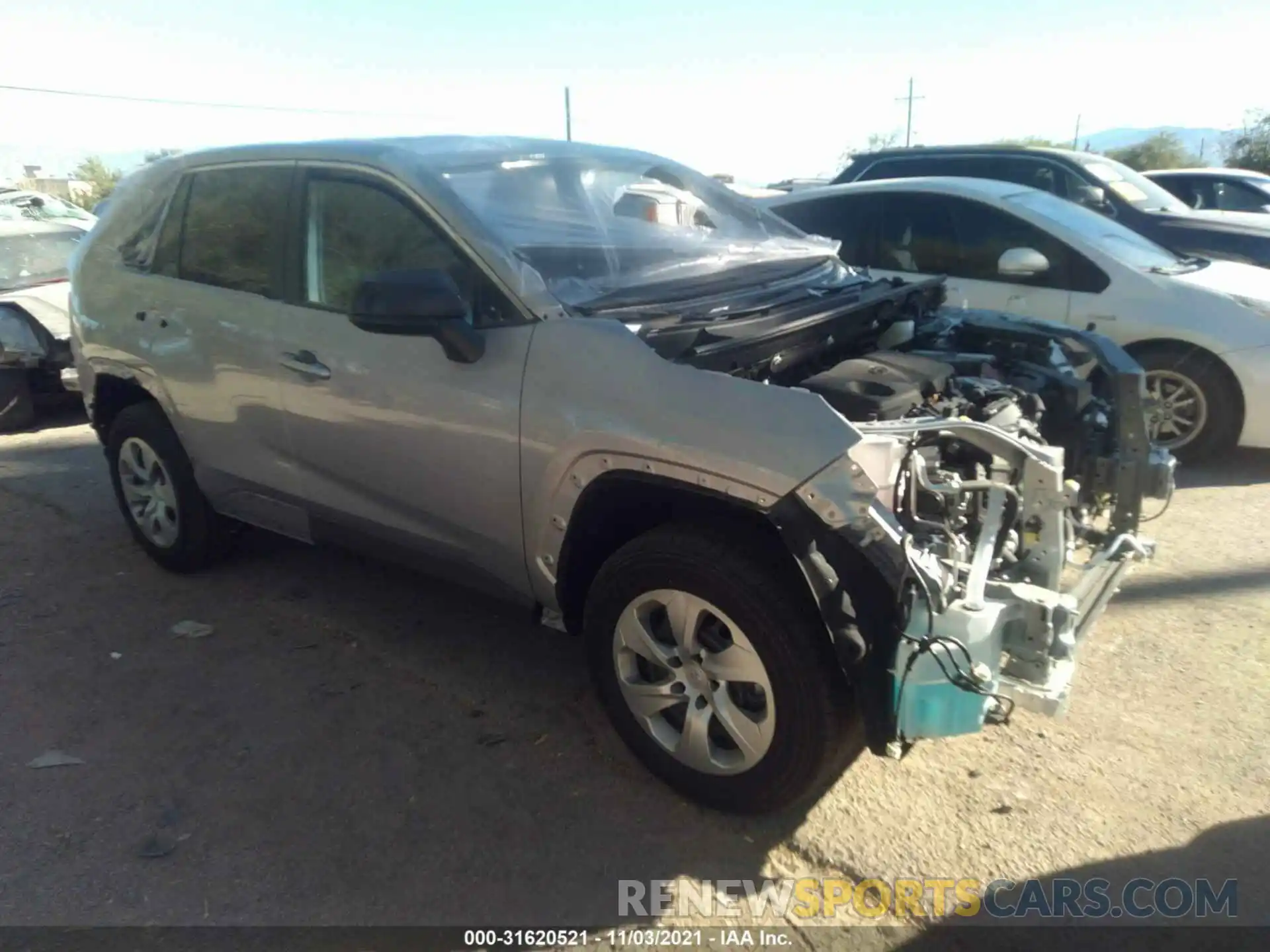 1 Photograph of a damaged car 2T3F1RFV8MC191443 TOYOTA RAV4 2021