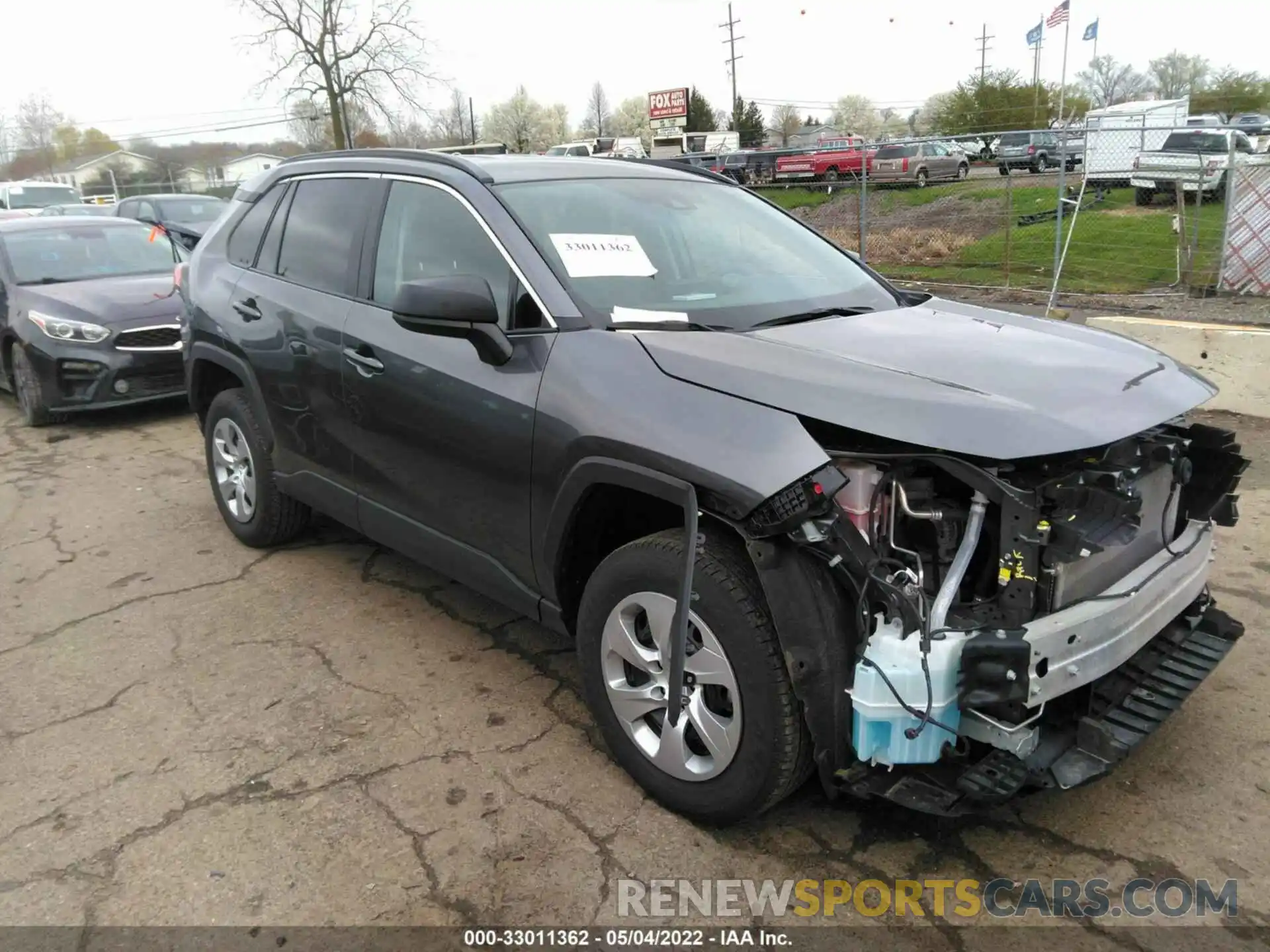 1 Photograph of a damaged car 2T3F1RFV8MC202540 TOYOTA RAV4 2021