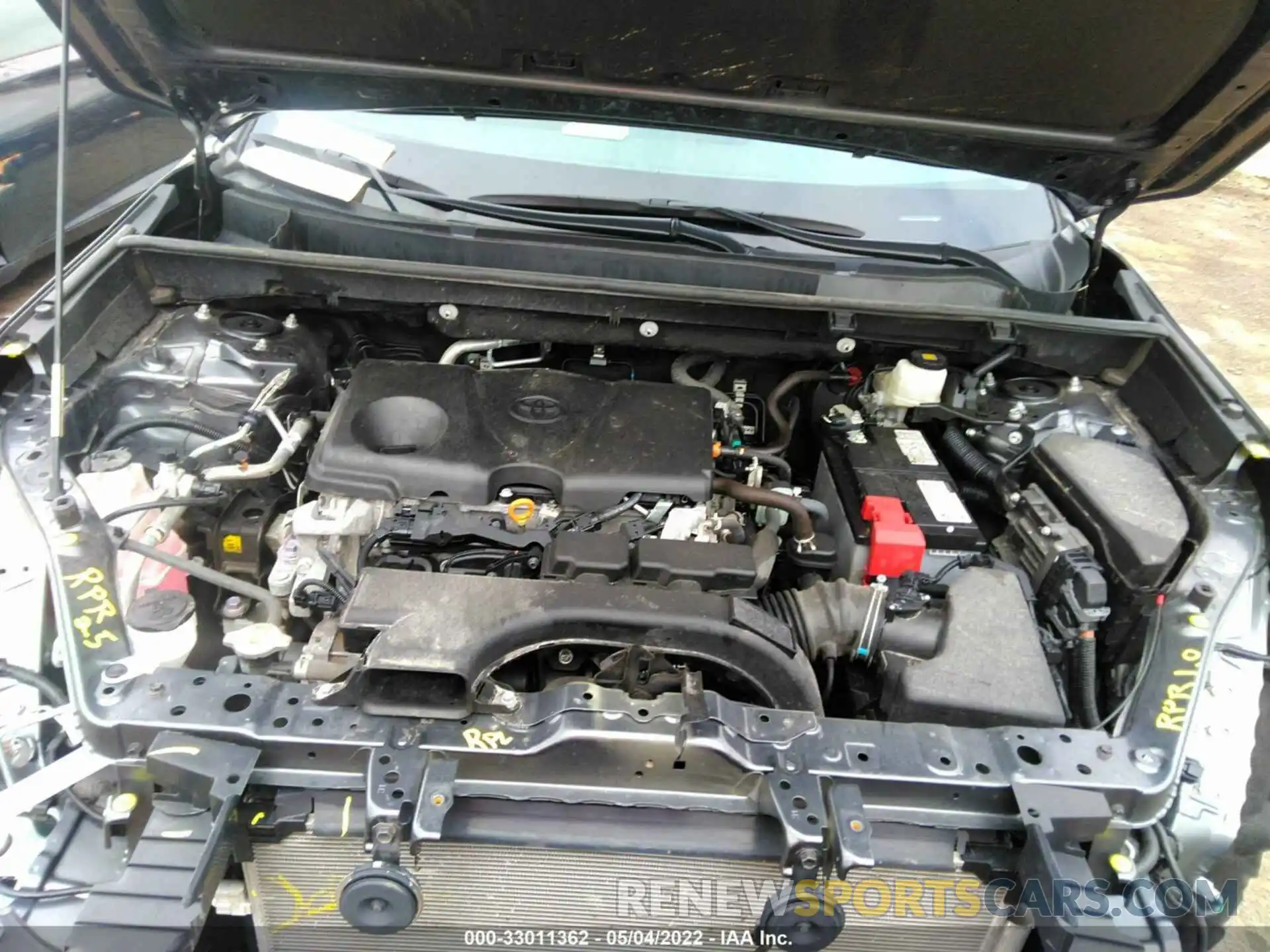 10 Фотография поврежденного автомобиля 2T3F1RFV8MC202540 TOYOTA RAV4 2021