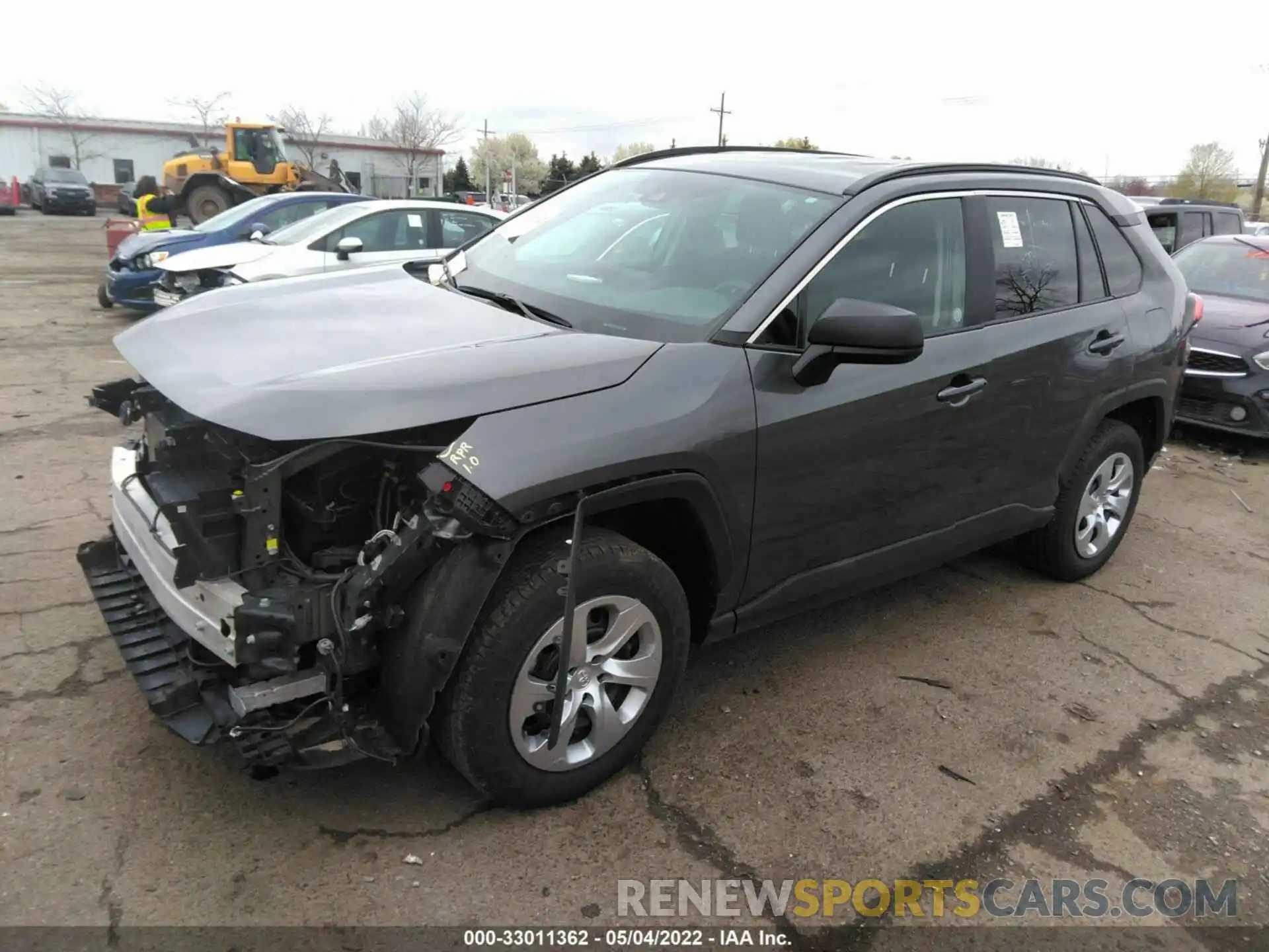 2 Photograph of a damaged car 2T3F1RFV8MC202540 TOYOTA RAV4 2021