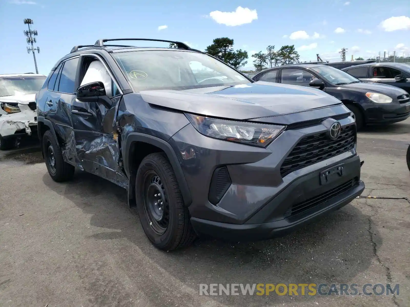 1 Photograph of a damaged car 2T3F1RFV8MC203431 TOYOTA RAV4 2021