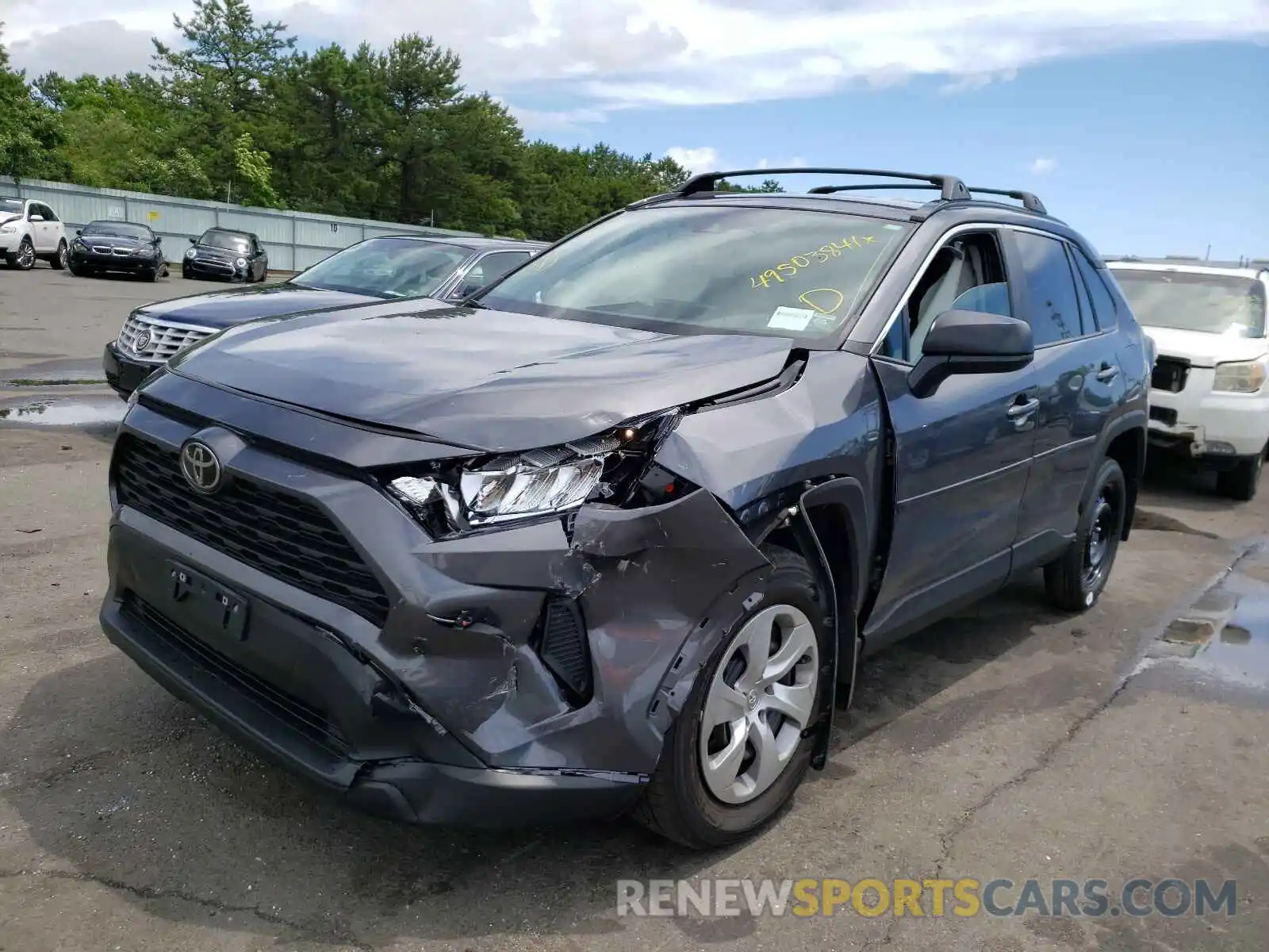 2 Photograph of a damaged car 2T3F1RFV8MC203431 TOYOTA RAV4 2021