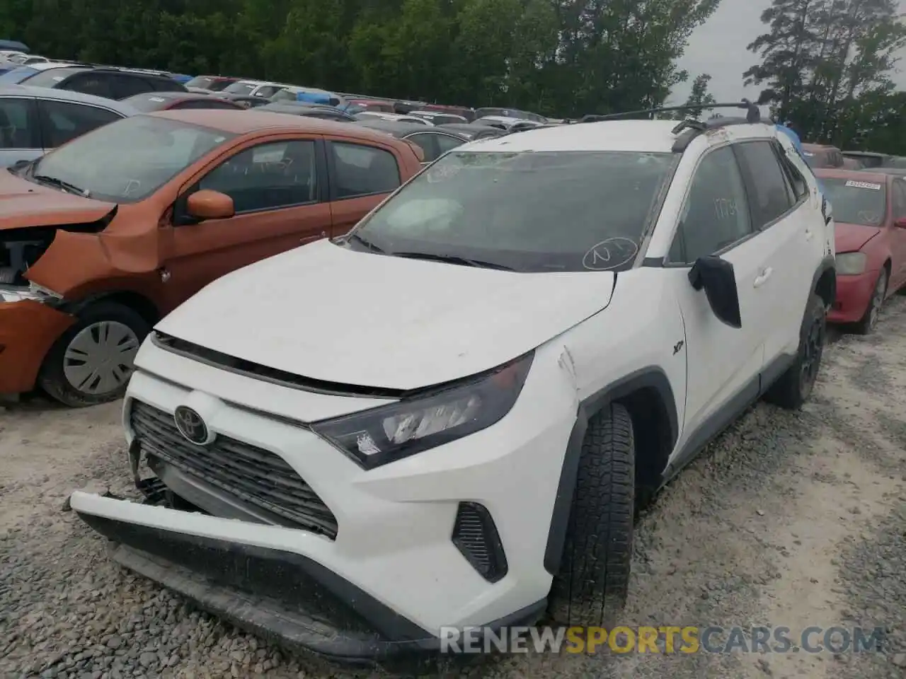 2 Photograph of a damaged car 2T3F1RFV8MC209603 TOYOTA RAV4 2021