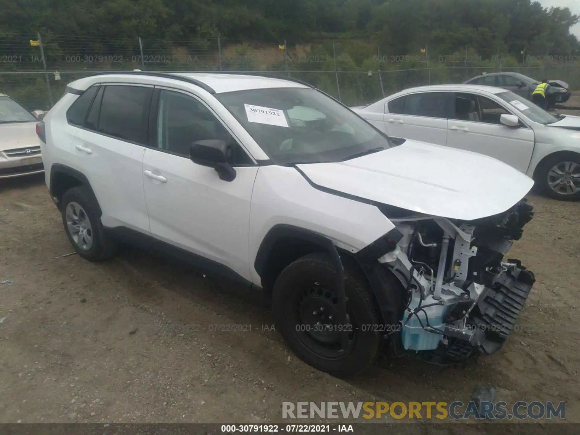 1 Photograph of a damaged car 2T3F1RFV8MC214669 TOYOTA RAV4 2021