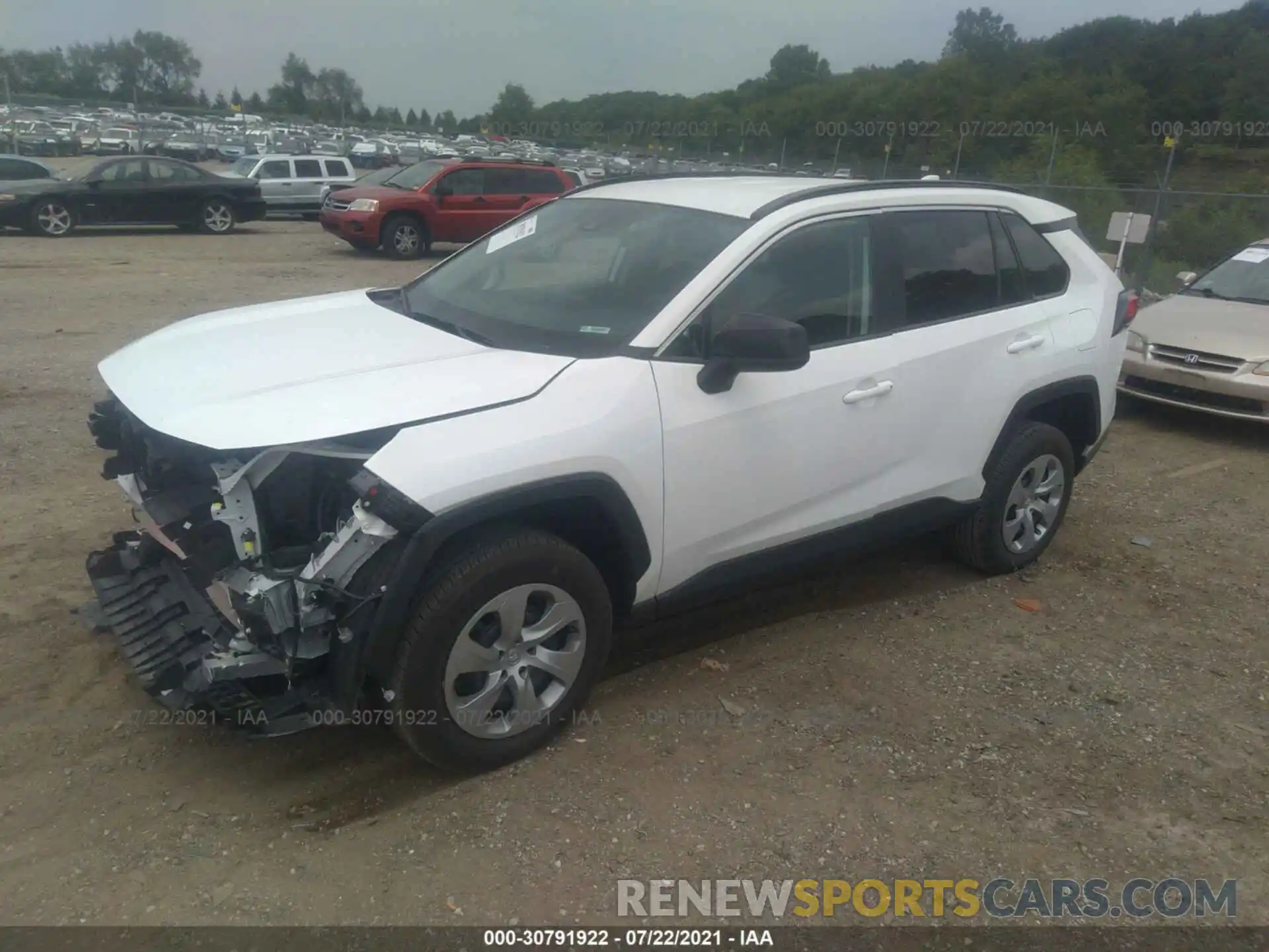 2 Photograph of a damaged car 2T3F1RFV8MC214669 TOYOTA RAV4 2021