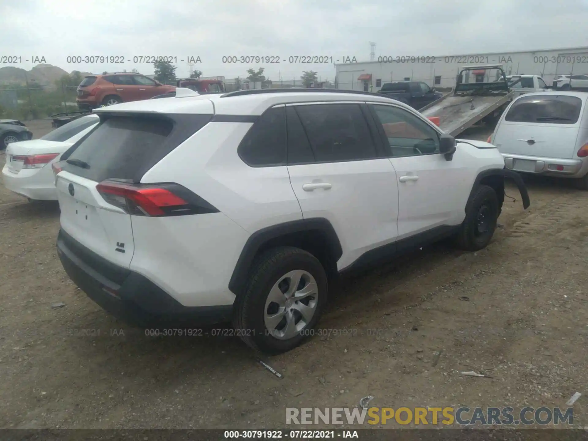 4 Photograph of a damaged car 2T3F1RFV8MC214669 TOYOTA RAV4 2021