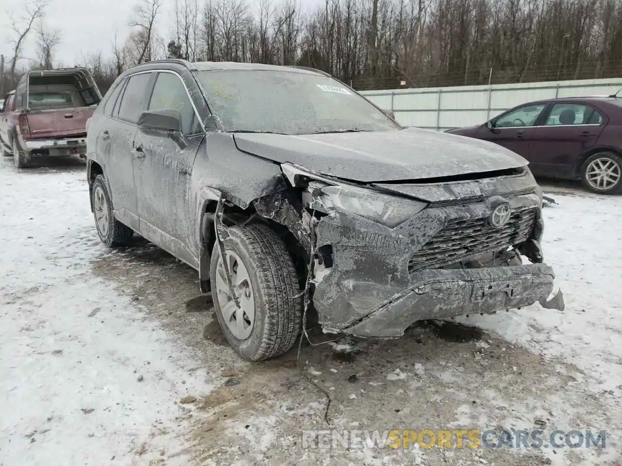 1 Photograph of a damaged car 2T3F1RFV8MC223517 TOYOTA RAV4 2021