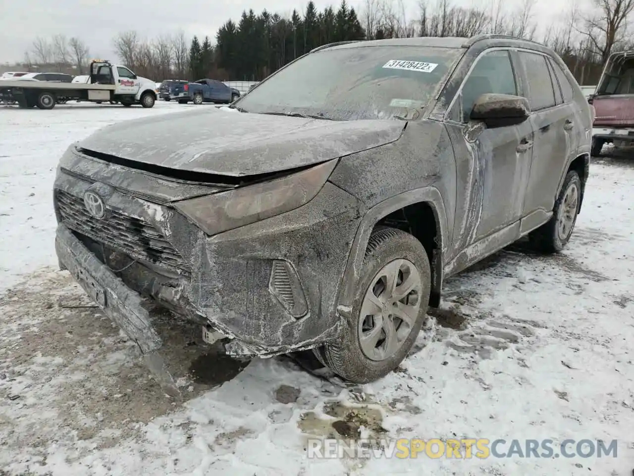 2 Photograph of a damaged car 2T3F1RFV8MC223517 TOYOTA RAV4 2021