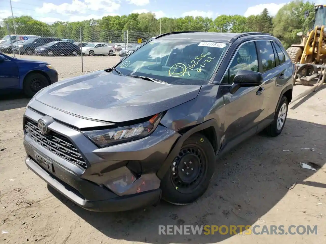 2 Photograph of a damaged car 2T3F1RFV8MC224005 TOYOTA RAV4 2021