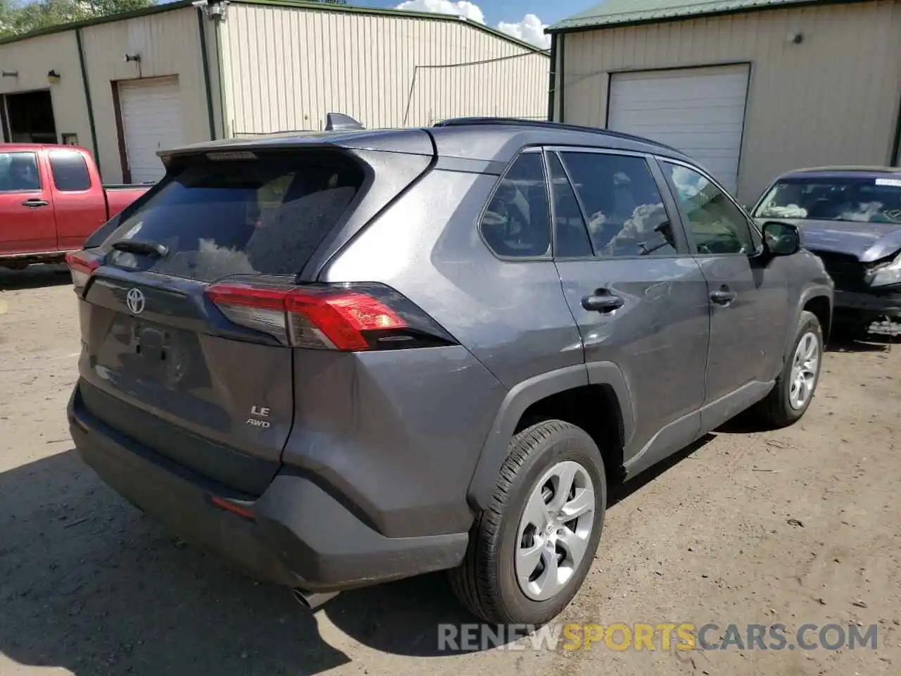 4 Photograph of a damaged car 2T3F1RFV8MC224005 TOYOTA RAV4 2021