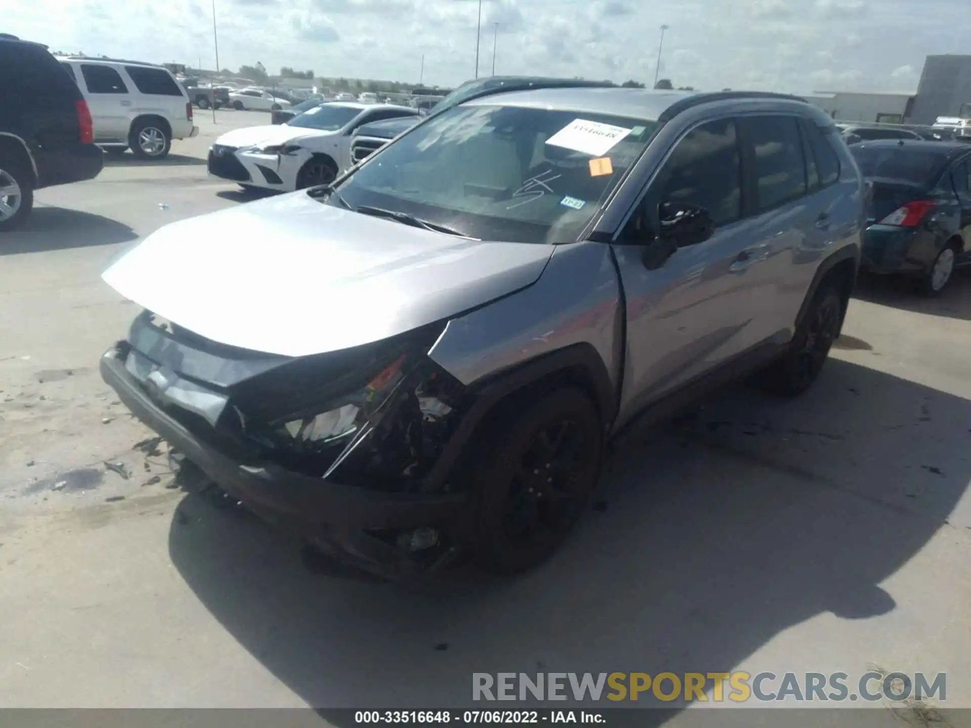 2 Photograph of a damaged car 2T3F1RFV8MC245906 TOYOTA RAV4 2021