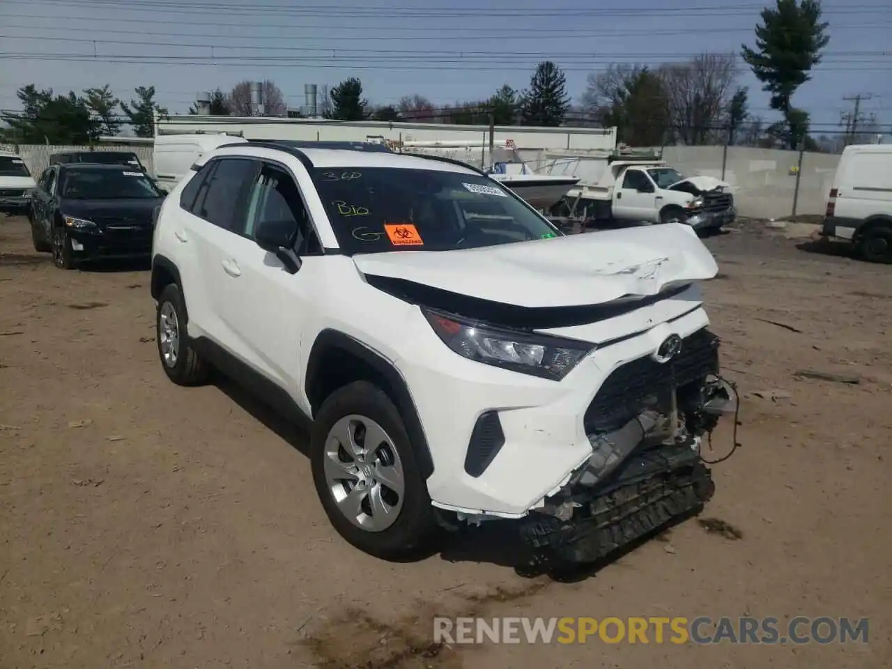 1 Photograph of a damaged car 2T3F1RFV8MC251396 TOYOTA RAV4 2021