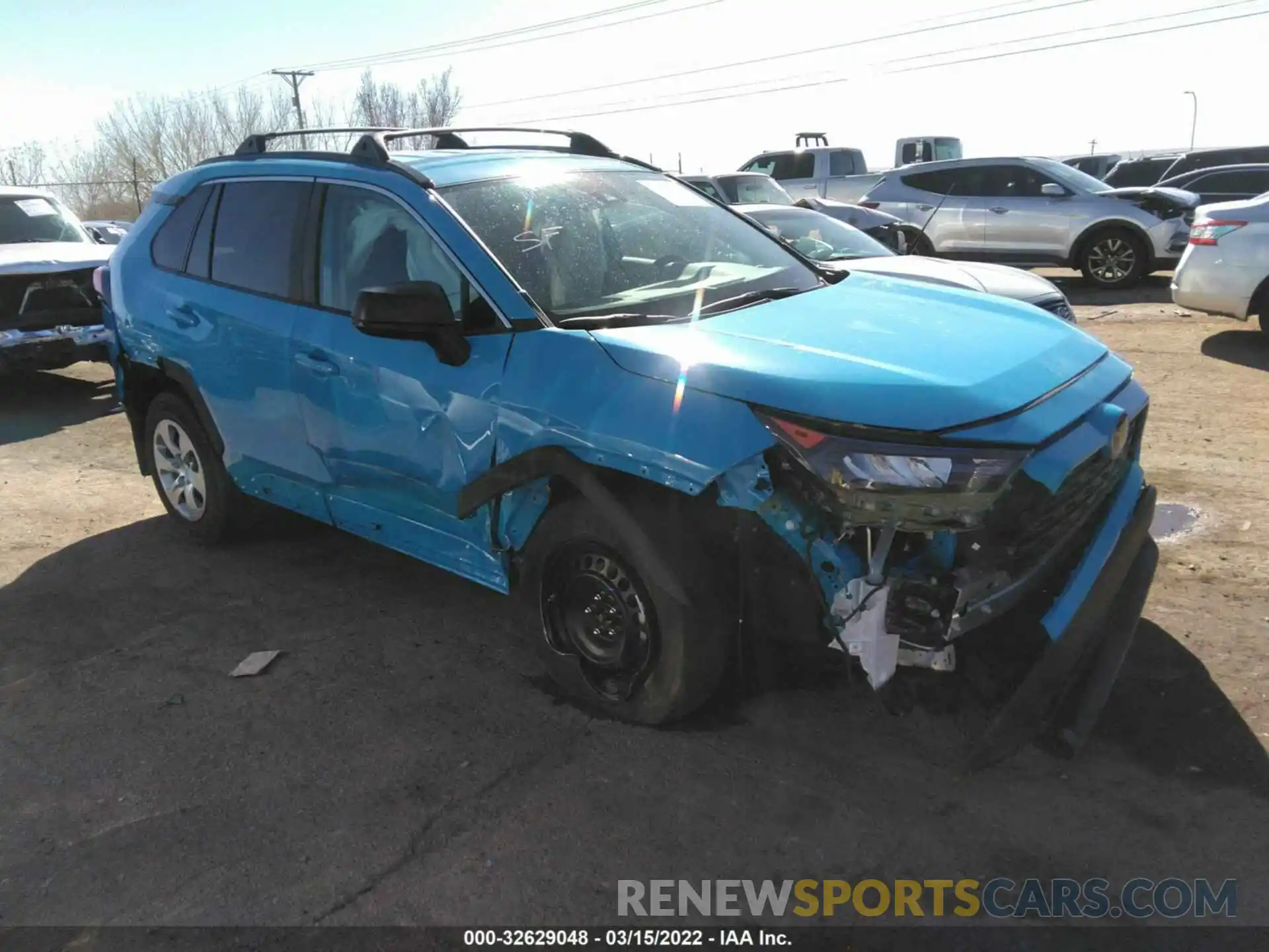 1 Photograph of a damaged car 2T3F1RFV8MW144721 TOYOTA RAV4 2021