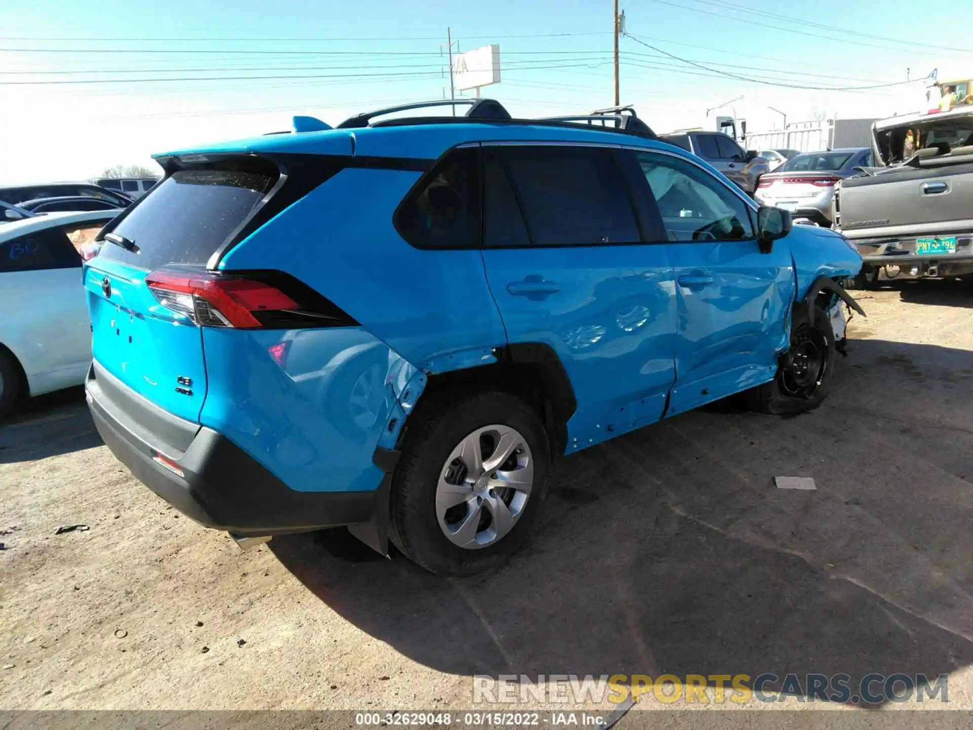 4 Фотография поврежденного автомобиля 2T3F1RFV8MW144721 TOYOTA RAV4 2021