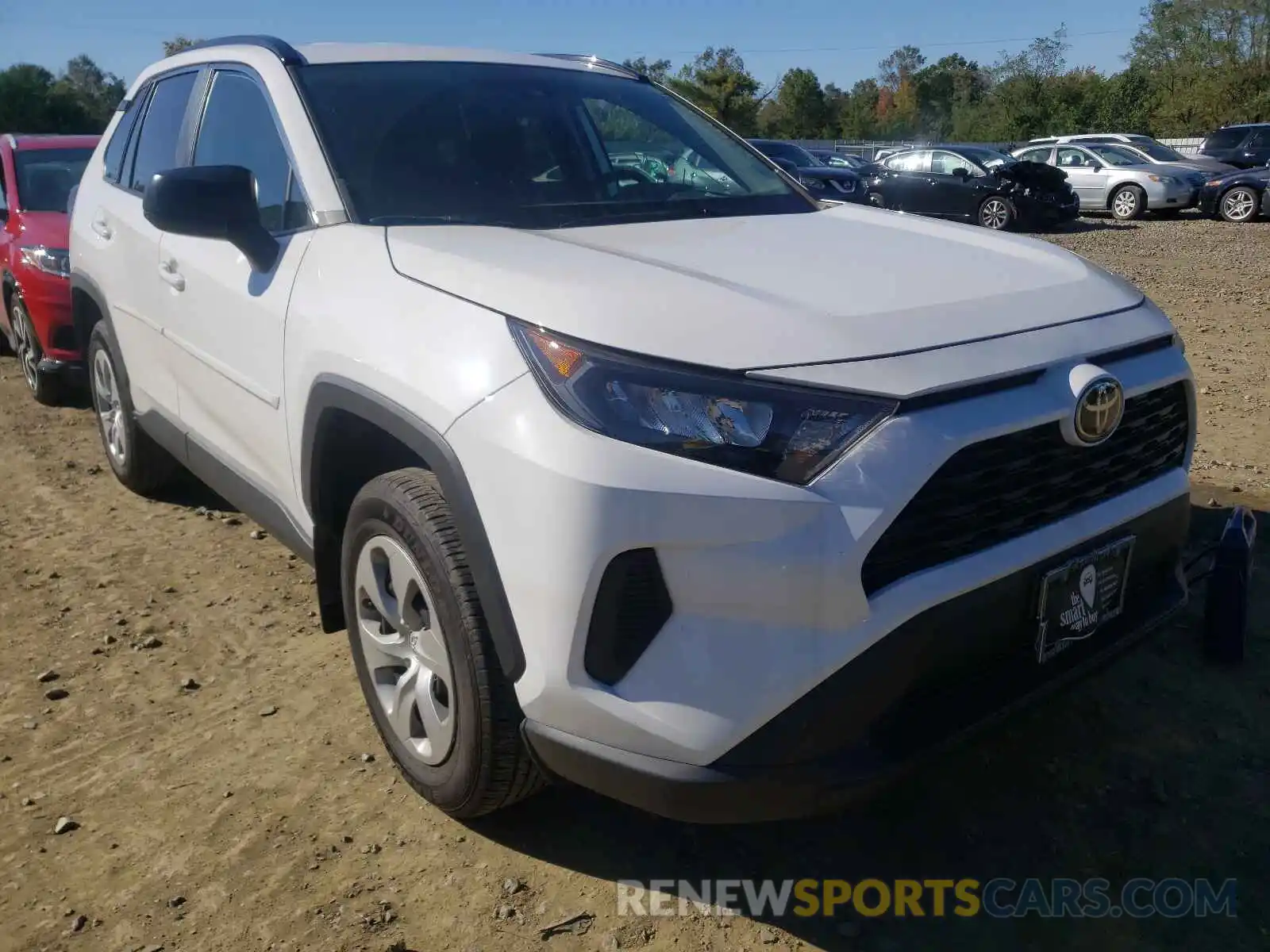 1 Photograph of a damaged car 2T3F1RFV8MW154942 TOYOTA RAV4 2021