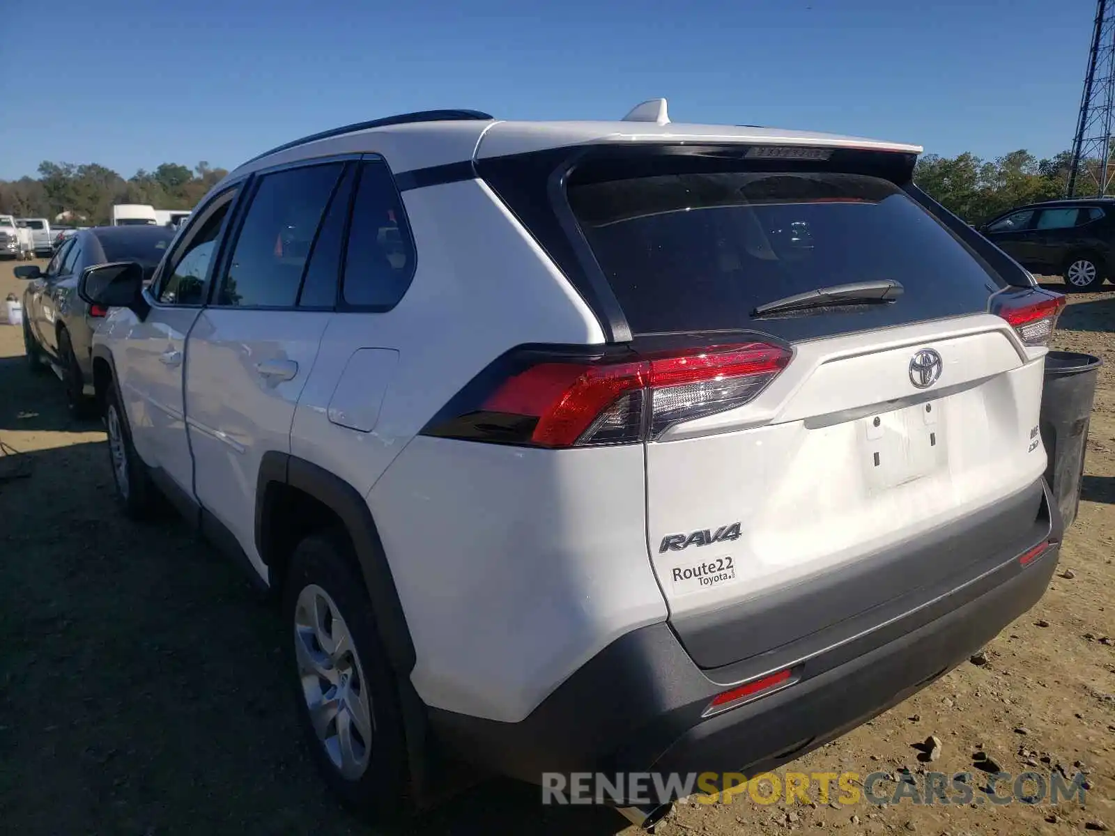 3 Photograph of a damaged car 2T3F1RFV8MW154942 TOYOTA RAV4 2021