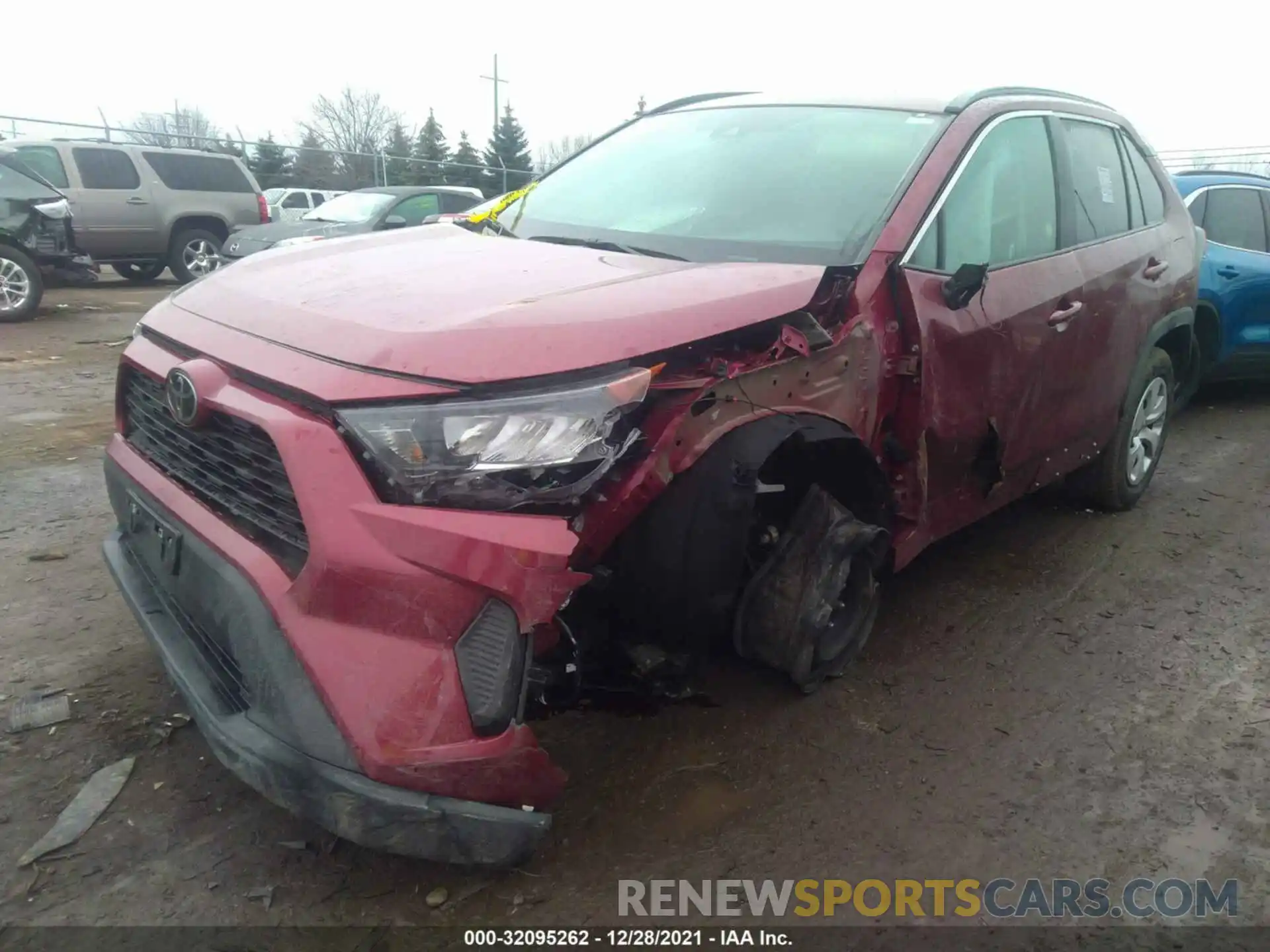 2 Photograph of a damaged car 2T3F1RFV8MW176584 TOYOTA RAV4 2021