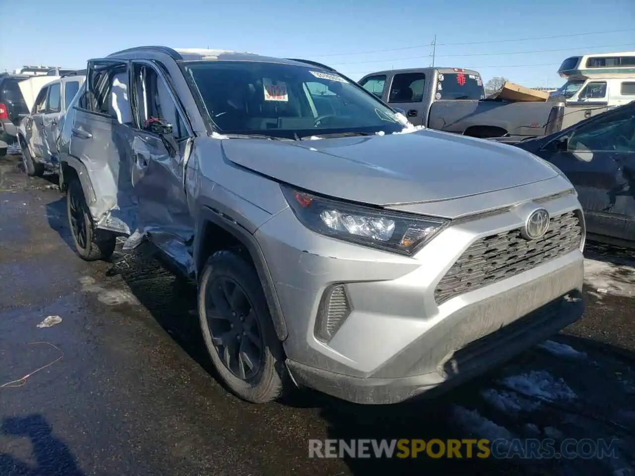 1 Photograph of a damaged car 2T3F1RFV8MW179579 TOYOTA RAV4 2021