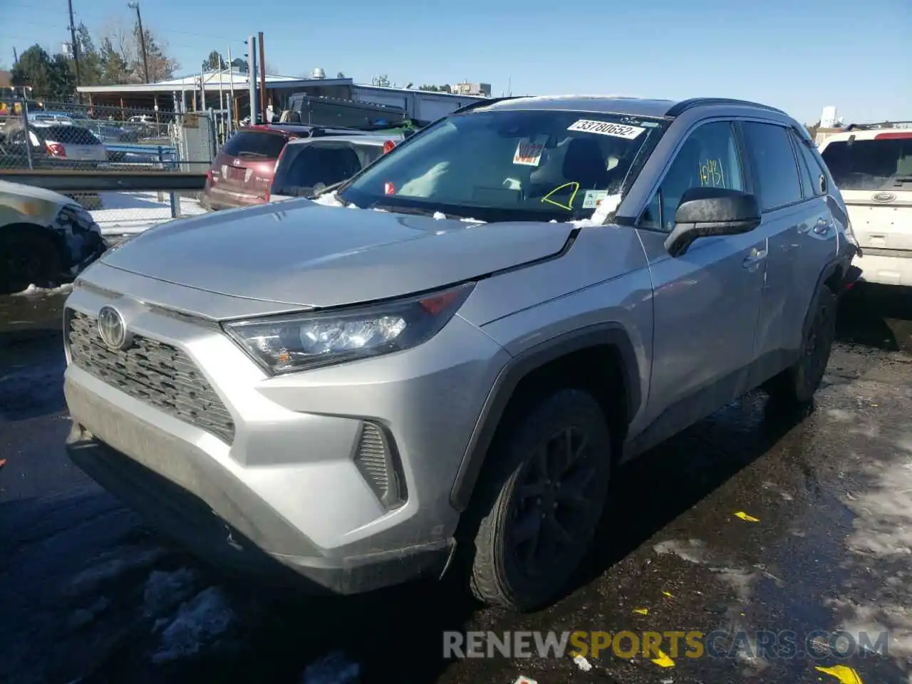 2 Photograph of a damaged car 2T3F1RFV8MW179579 TOYOTA RAV4 2021