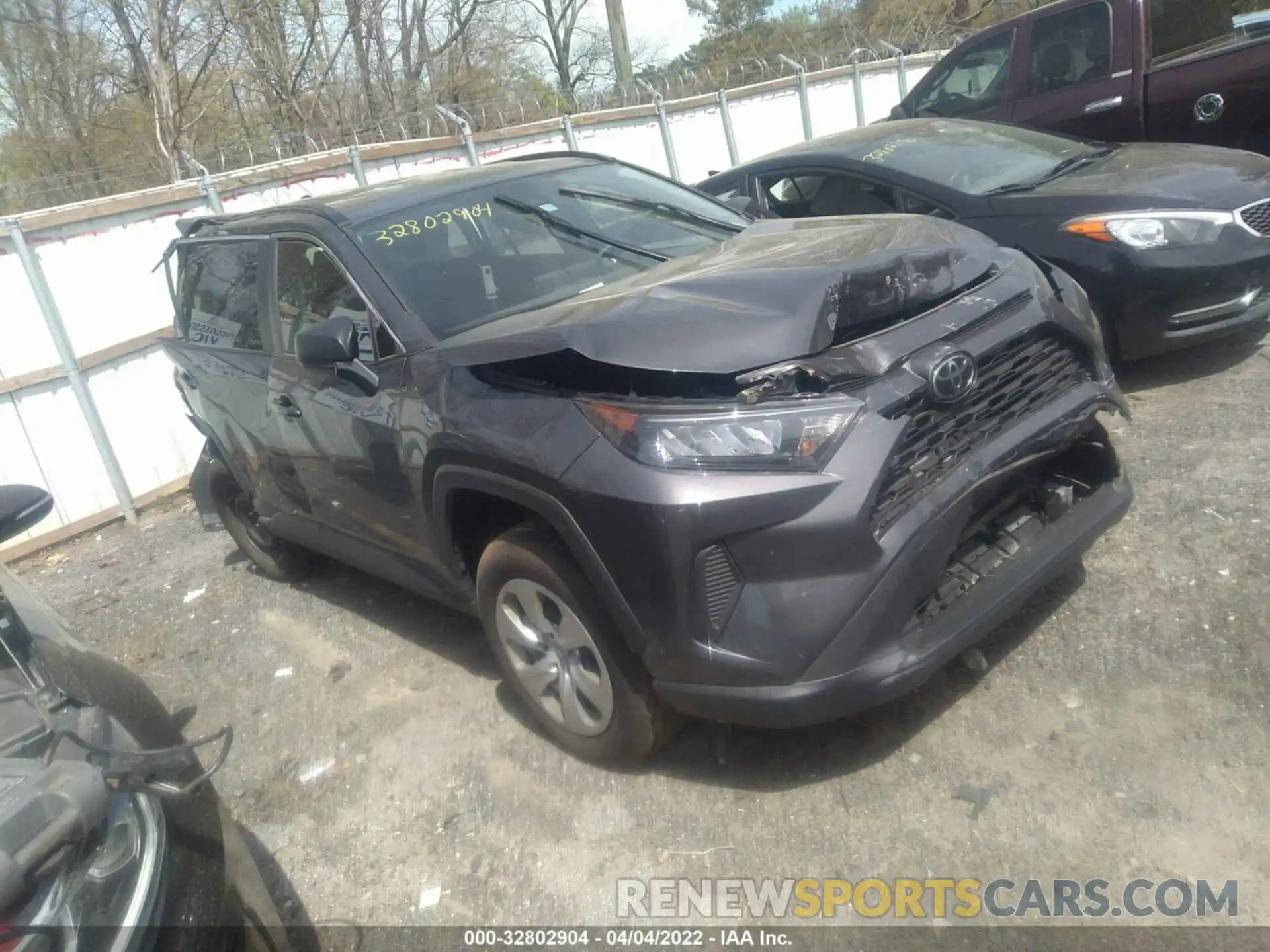 1 Photograph of a damaged car 2T3F1RFV8MW183020 TOYOTA RAV4 2021